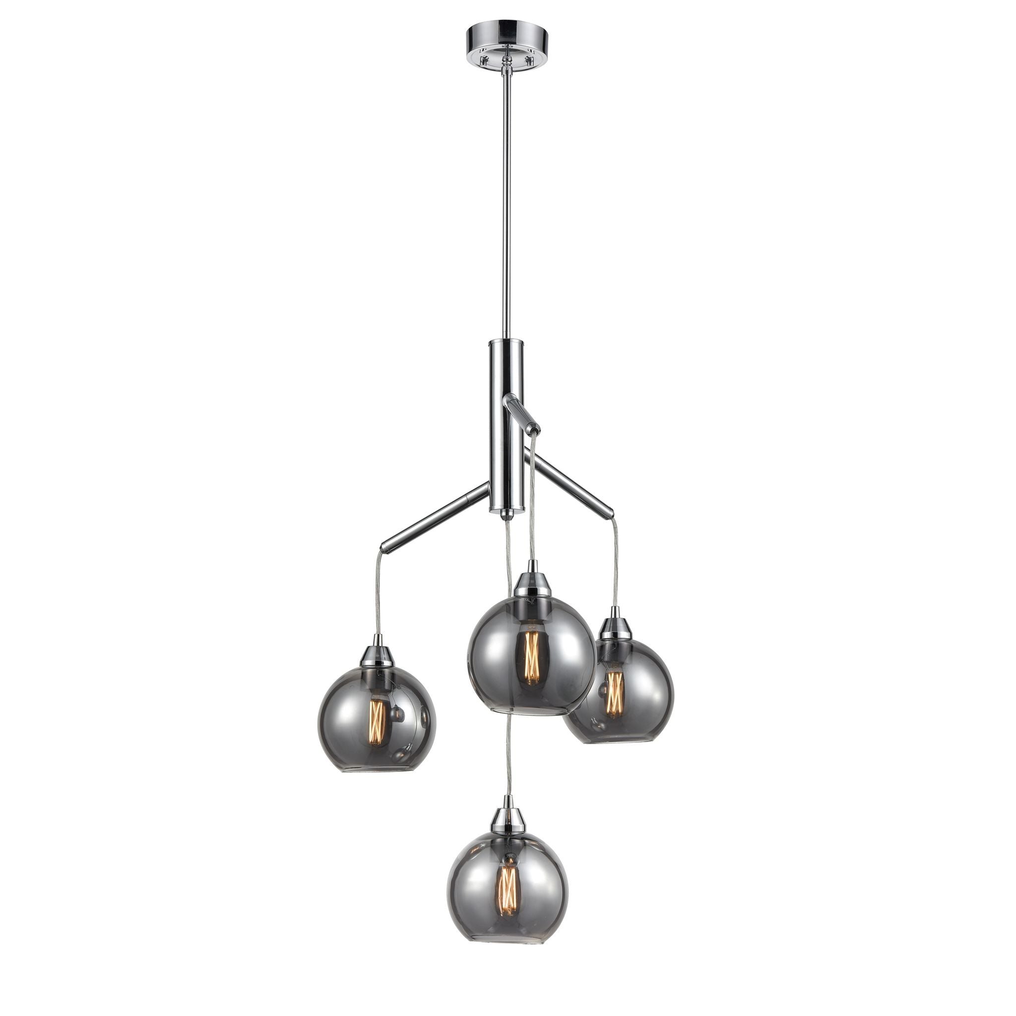 Andromeda Chandelier Chrome - DVP34724CH-SM | DVI