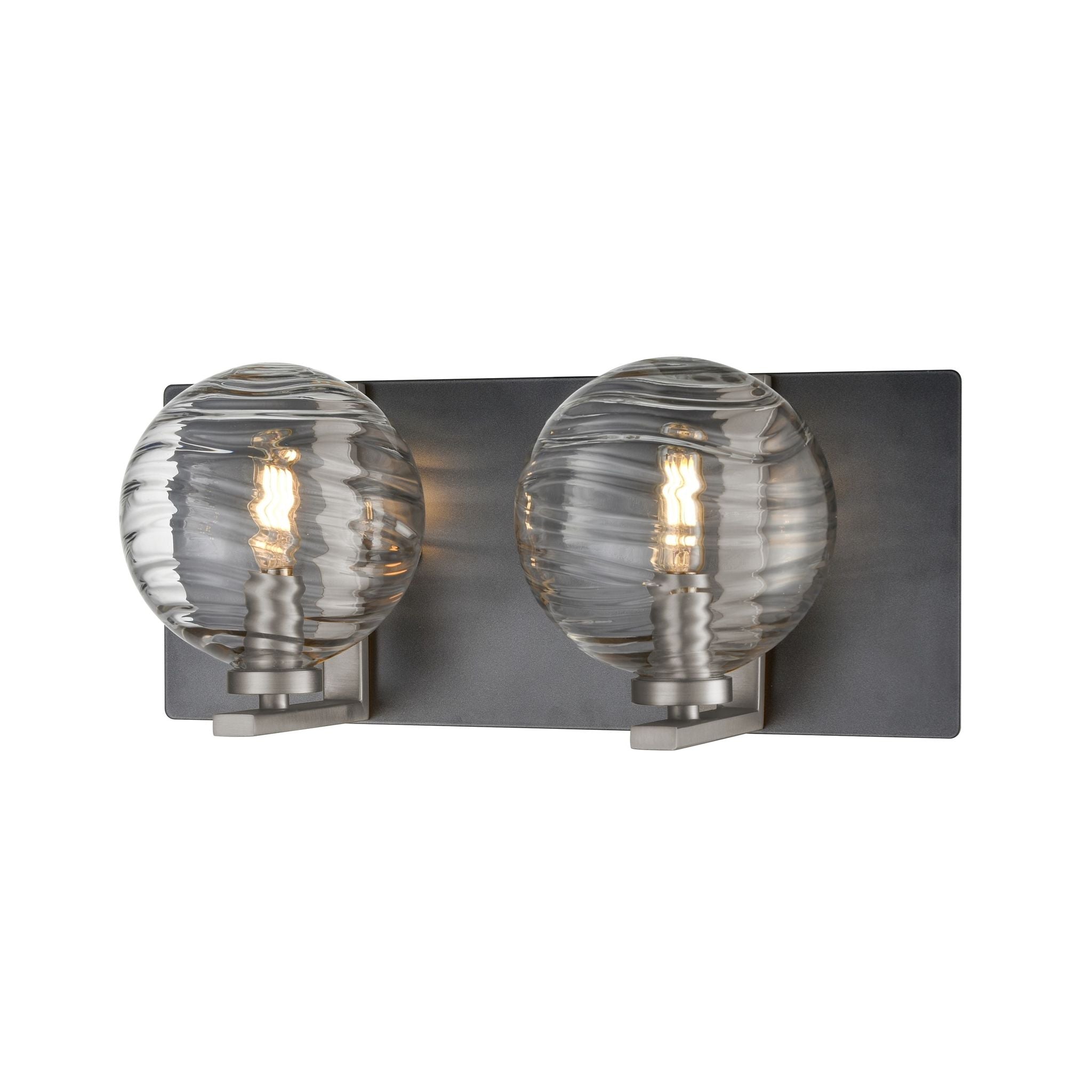 Tropea Murale salle de bain Nickel, Graphite - DVP40422SN+GR-RPG | DVI