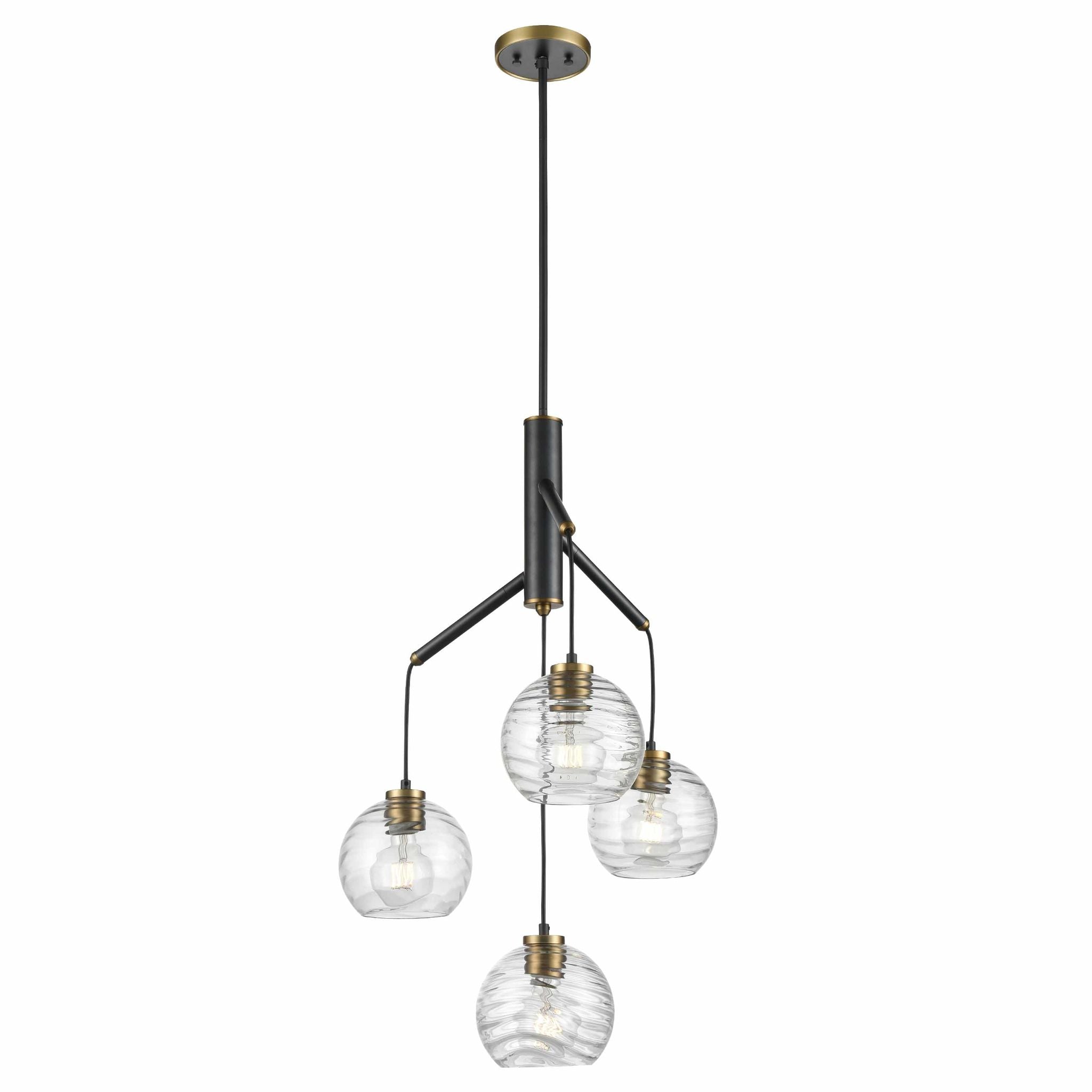 Tropea Pendant Gold, Graphite - DVP40424BR+GR-RPG | DVI