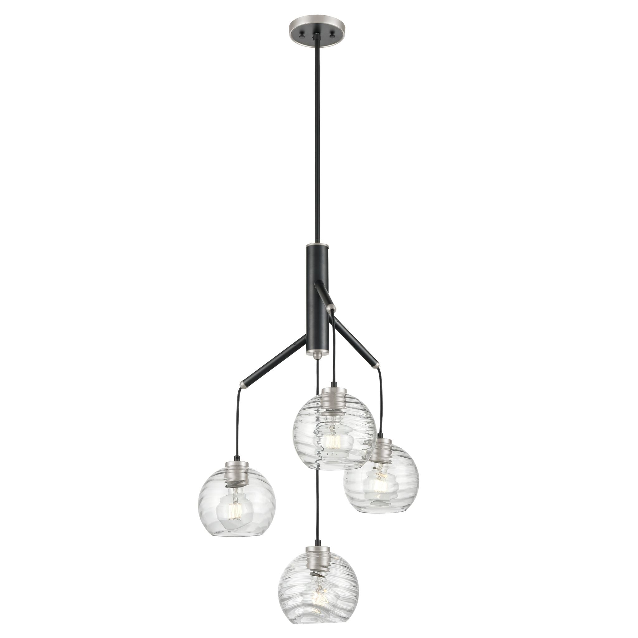 Tropea Pendant Stainless steel, Graphite - DVP40424SN+GR-RPG | DVI