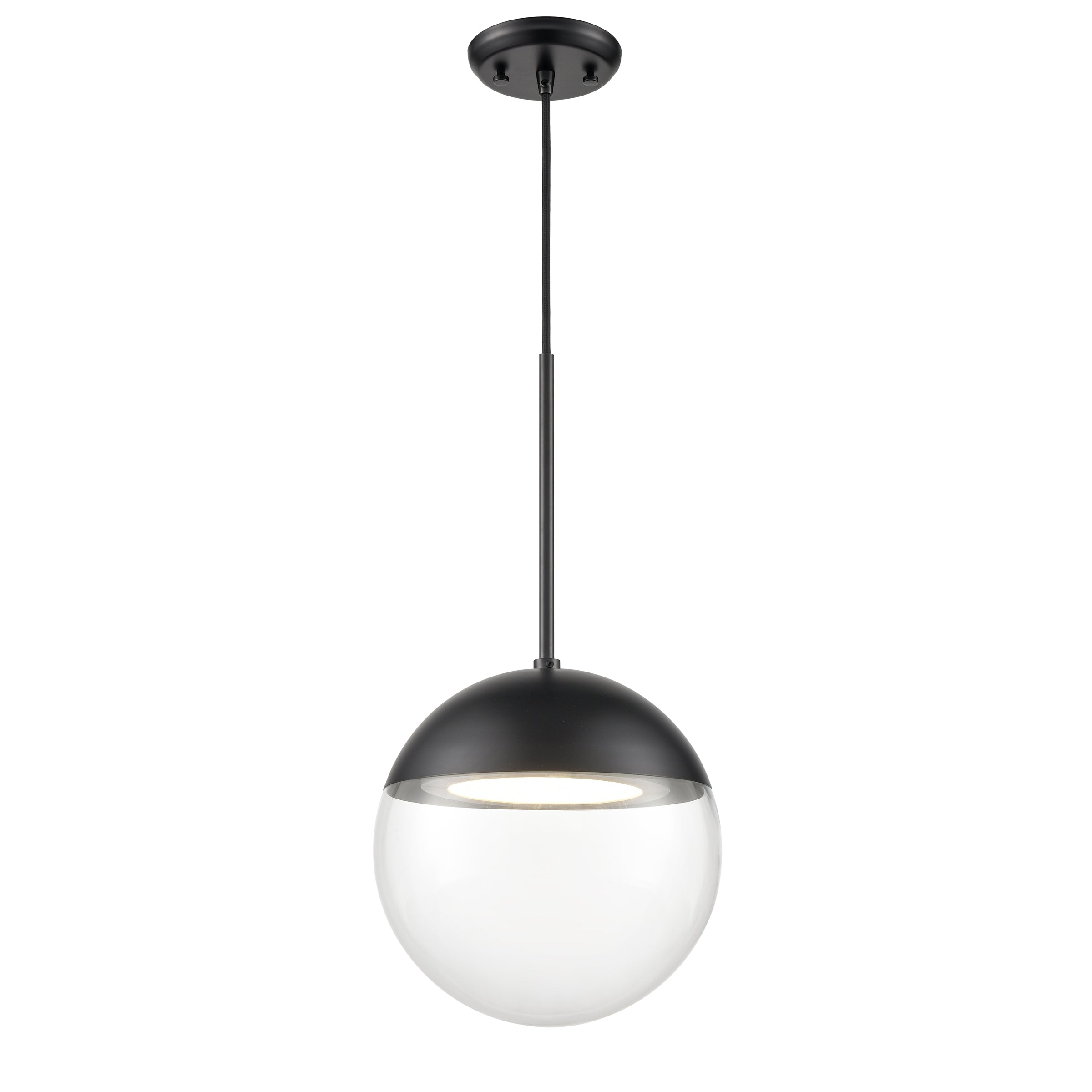 Hopewell Rocks CCT LED Pendant Black INTEGRATED LED - DVP41610EB-CL | DVI