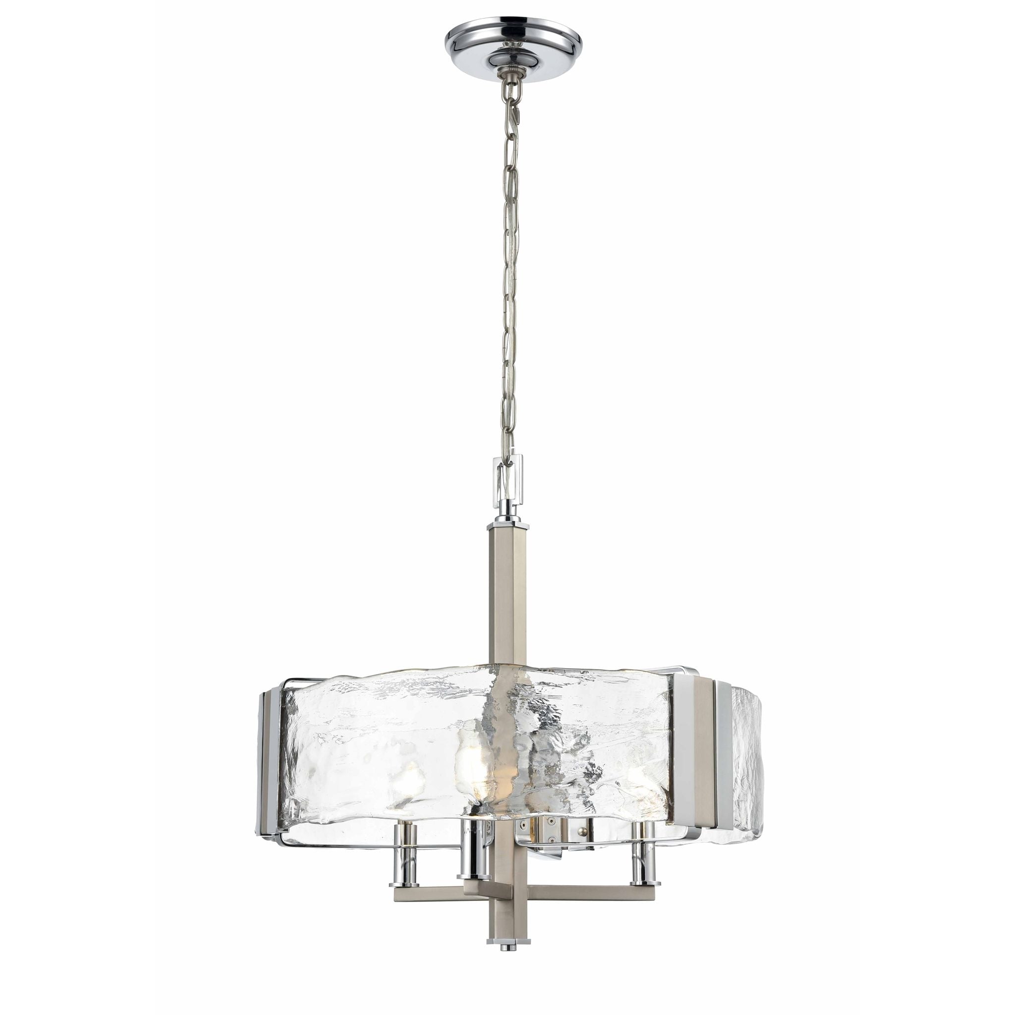 Georgian-Bay Chandelier Chrome, Nickel - DVP42923CH+BN-ARW | DVI