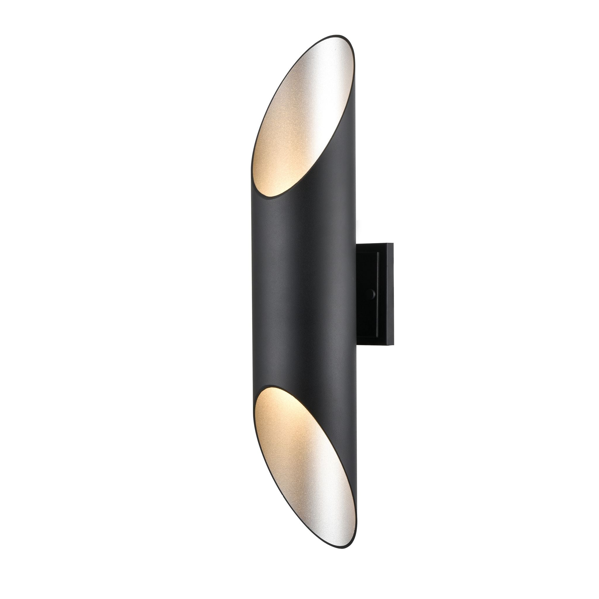 BreconOutdoor Murale extérieure Nickel, Noir - DVP43072SS+BK | DVI