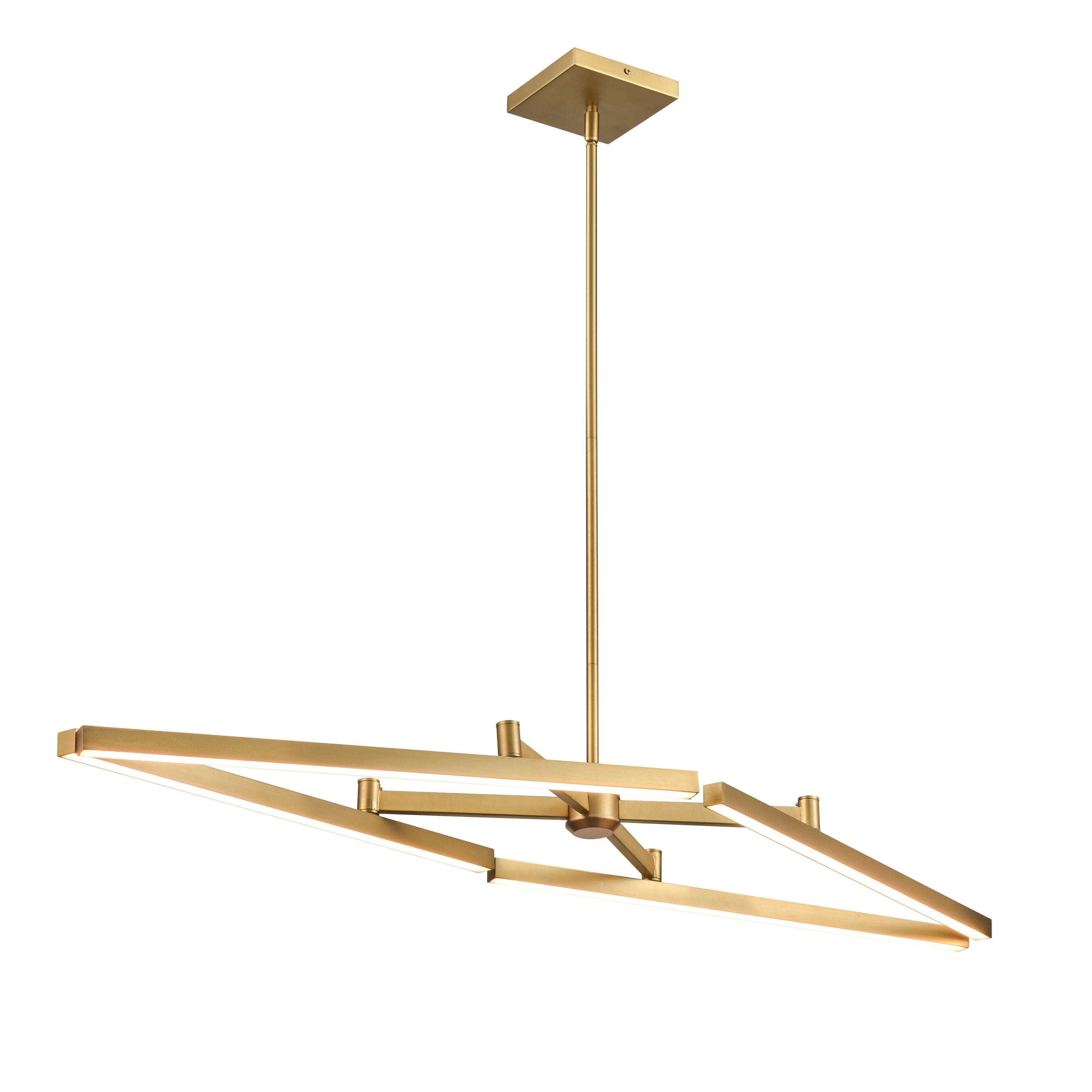 Maud AC LED Pendant Gold INTEGRATED LED - DVP44802BR | DVI