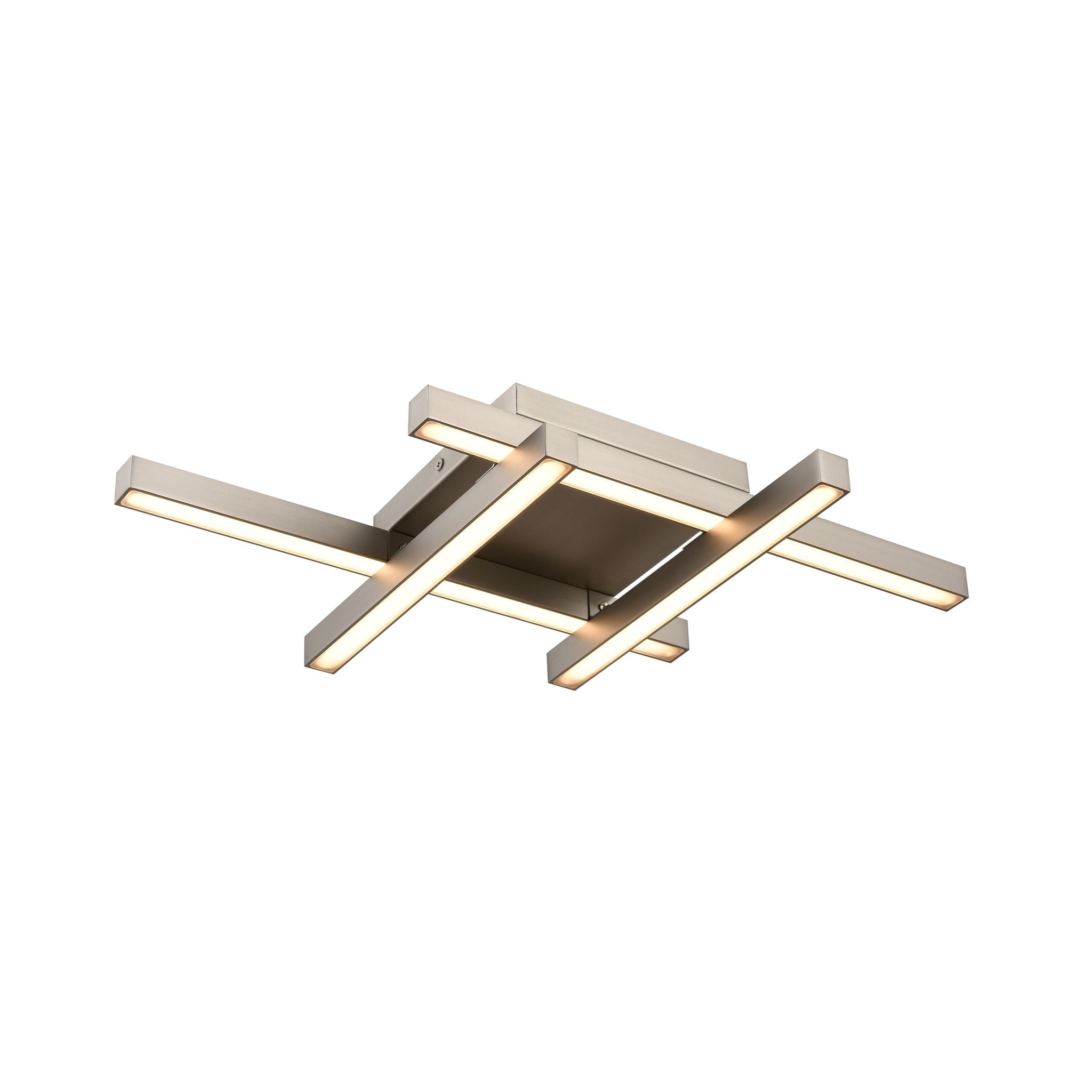 Maud AC LED Flush mount Stainless steel INTEGRATED LED - DVP44842BN | DVI