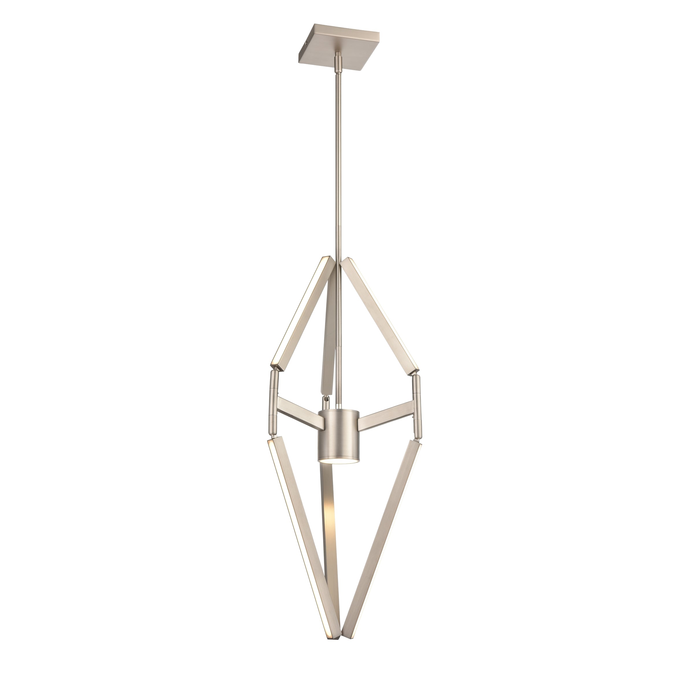 Maud AC LED Pendant Nickel INTEGRATED LED - DVP44848BN | DVI