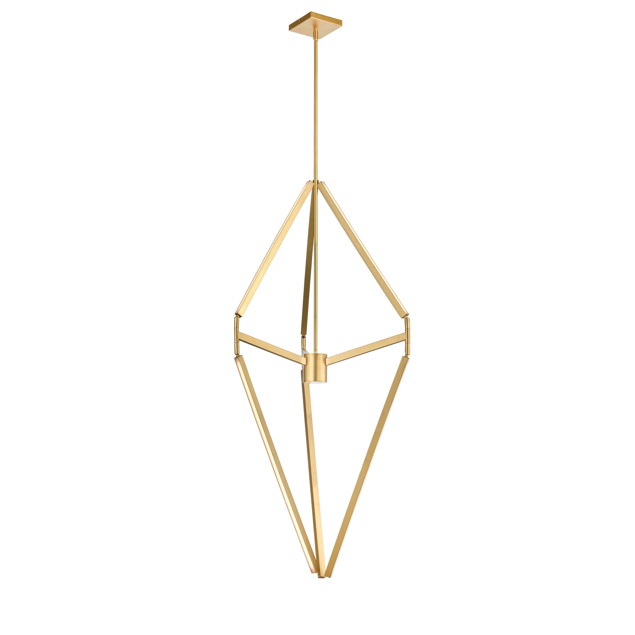 Maud AC LED Pendant Gold INTEGRATED LED - DVP44849BR | DVI