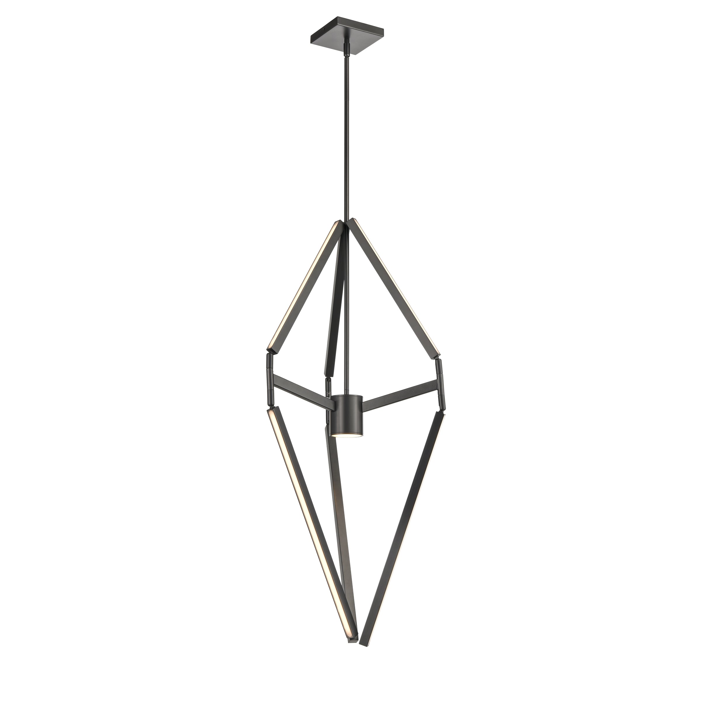 Maud AC LED Pendant Graphite INTEGRATED LED - DVP44849GR | DVI