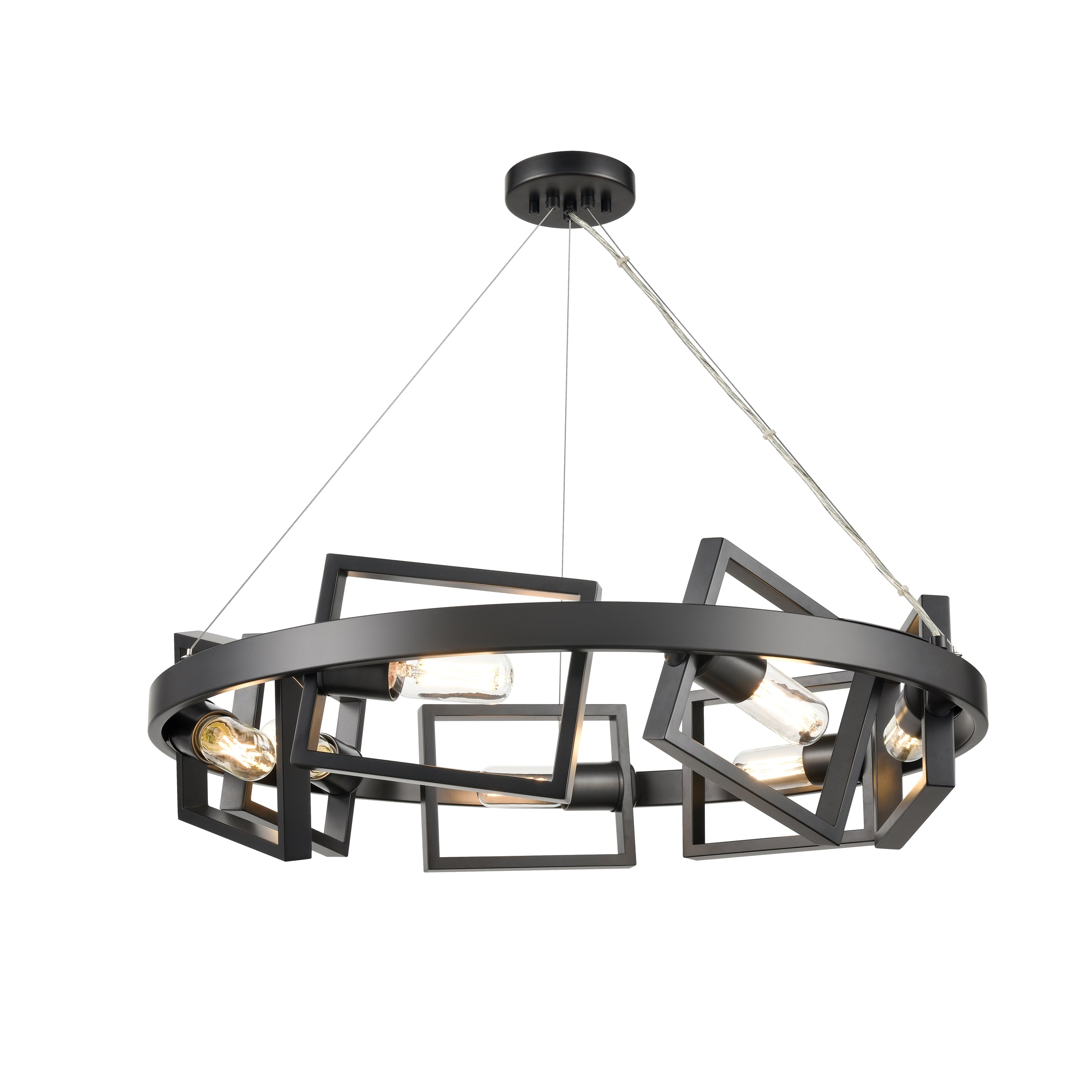 Northwest Passage Chandelier Graphite - DVP45224MF+GR | DVI