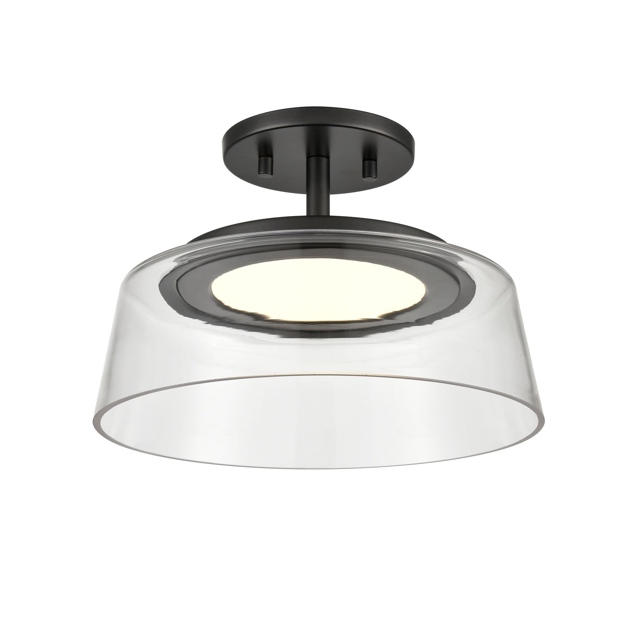 Triptych AC LED Flush mount Graphite INTEGRATED LED - DVP46720GR-CL | DVI
