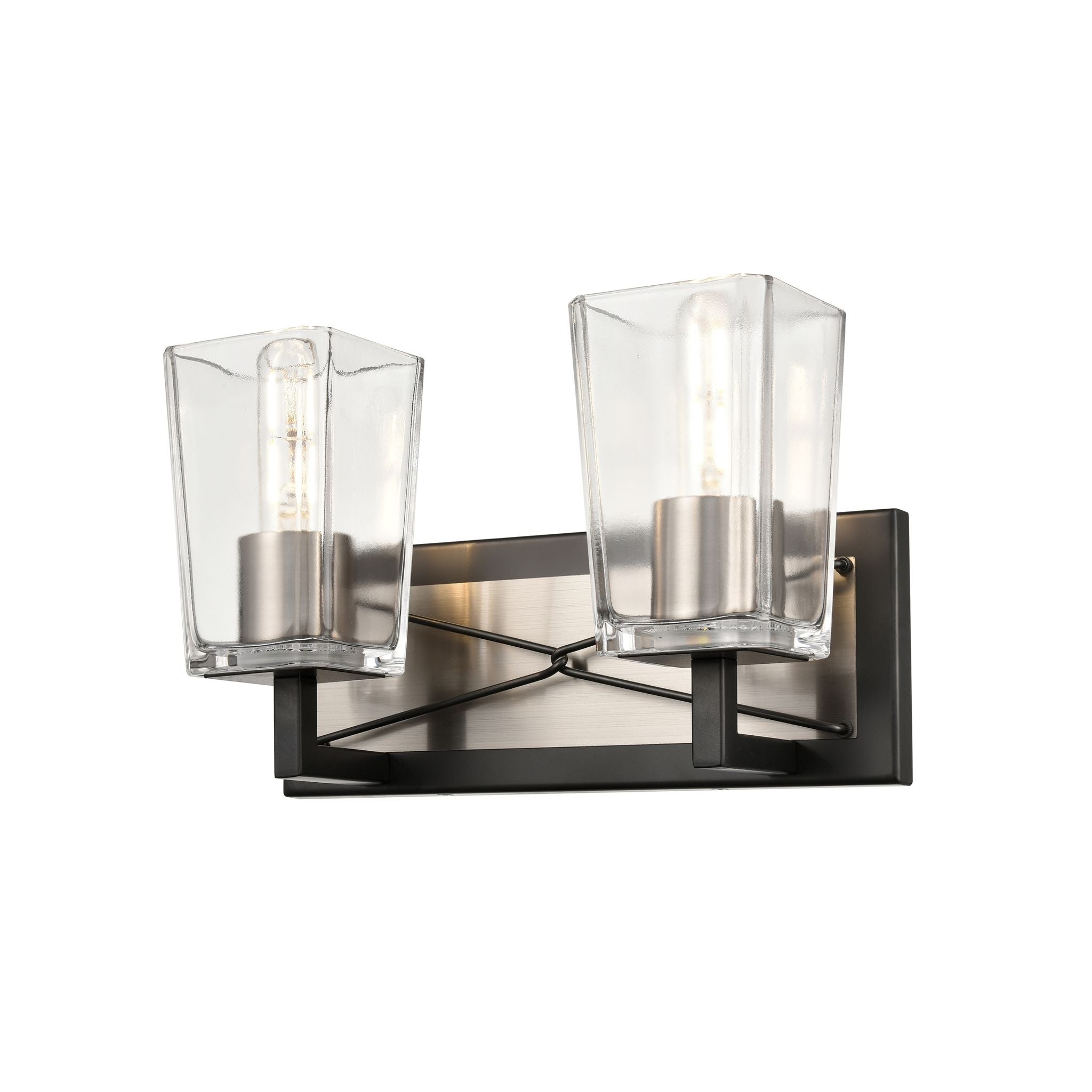 Riverdale Bathroom sconce Stainless steel, Graphite - DVP46922SN+GR-CL | DVI
