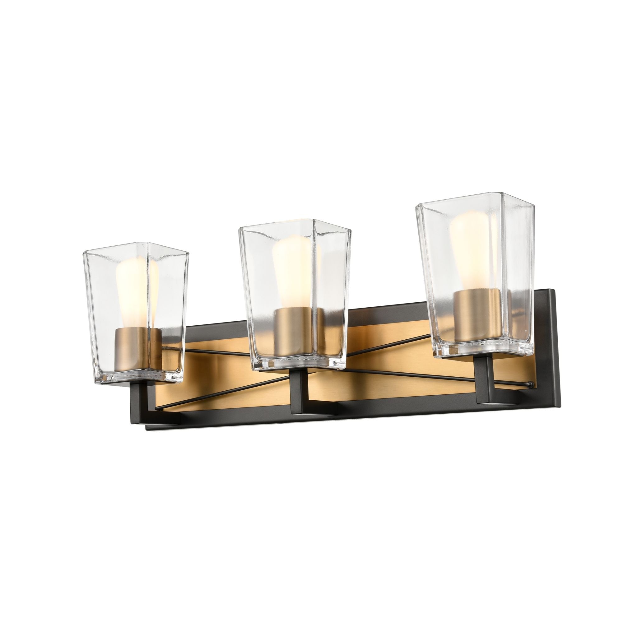 Riverdale Bathroom sconce Gold, Graphite - DVP46943BR+GR-CL | DVI