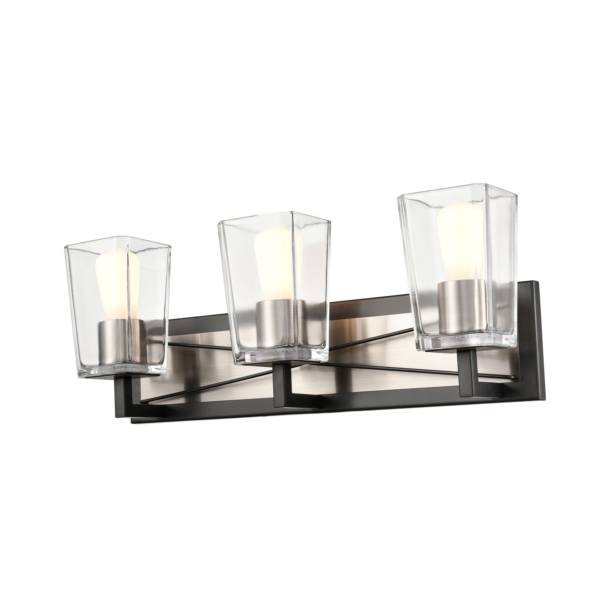 Riverdale Bathroom sconce Stainless steel, Graphite - DVP46943SN+GR-CL | DVI