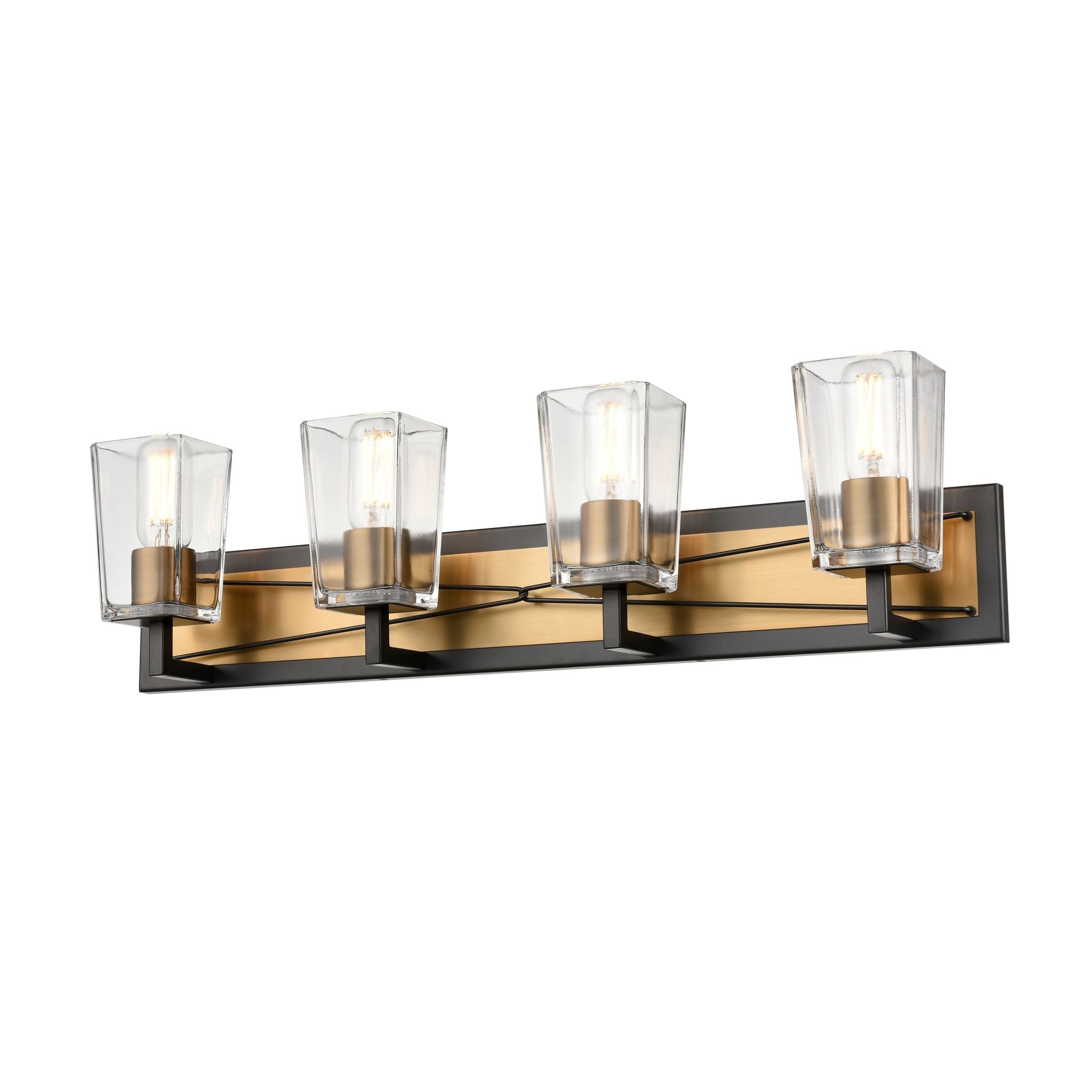 Riverdale Bathroom sconce Gold, Graphite - DVP46944BR+GR-CL | DVI