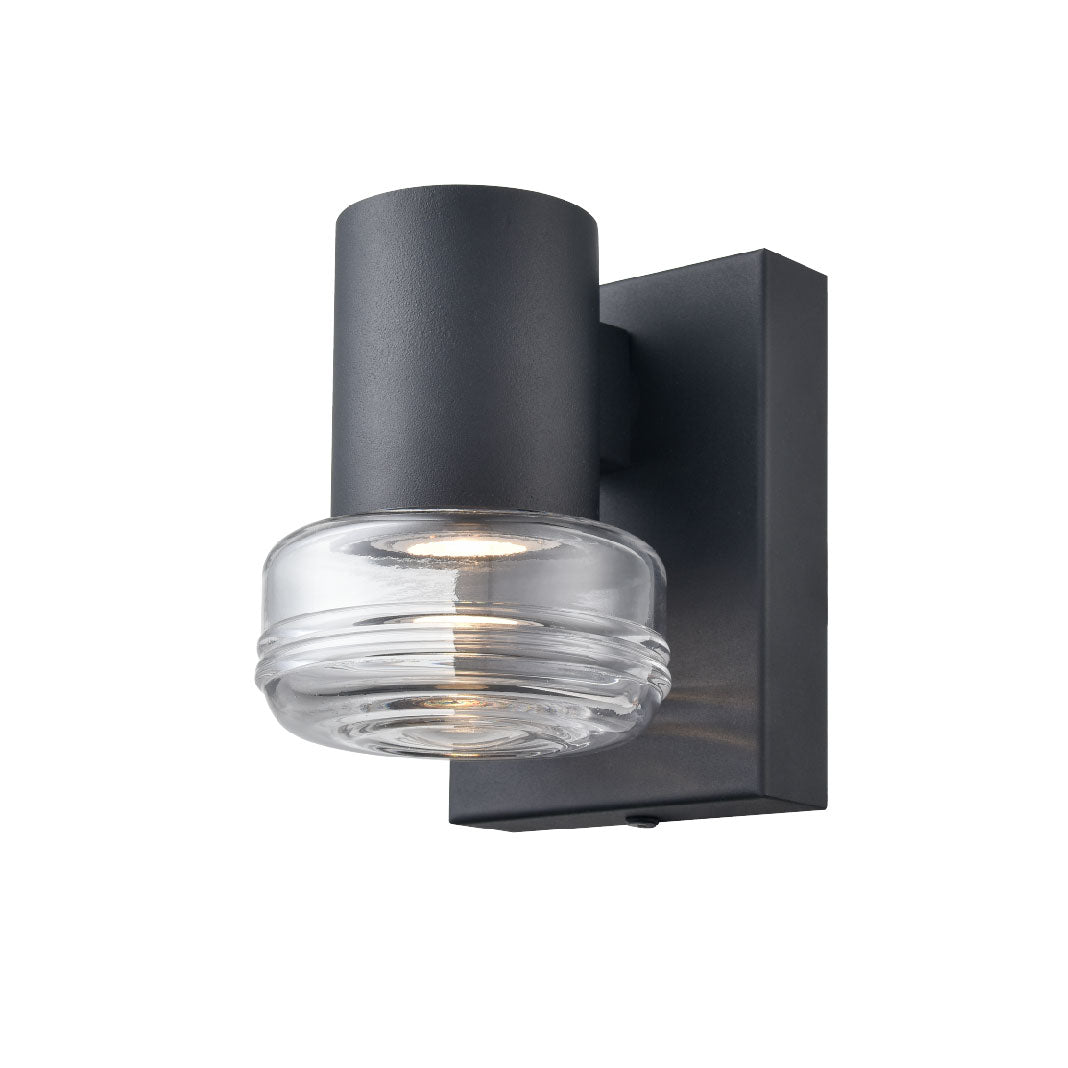 ROUGE VALLEY Outdoor wall sconce Black - DVP47271BK-RPG | DVI