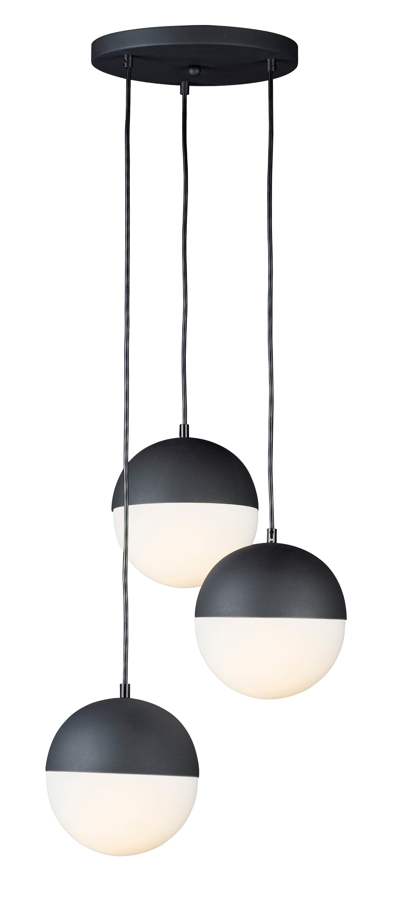 HALFMOON Suspension Noir - E20364-92BK | MAXIM/ET2