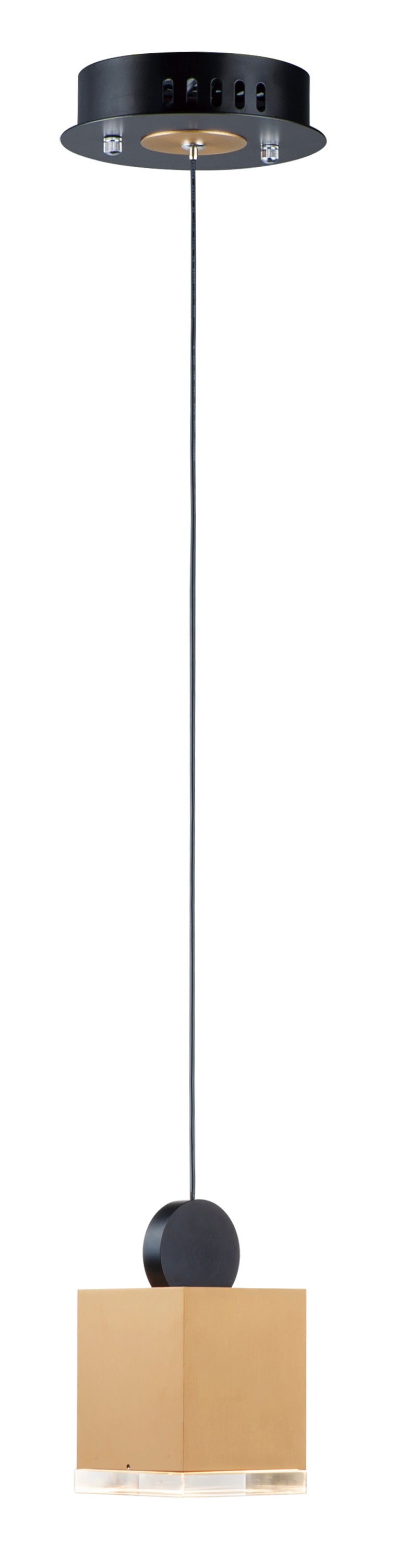 NOB Suspension simple Noir, Or DEL INTÉGRÉ - E20860-75BKGLD | MAXIM/ET2