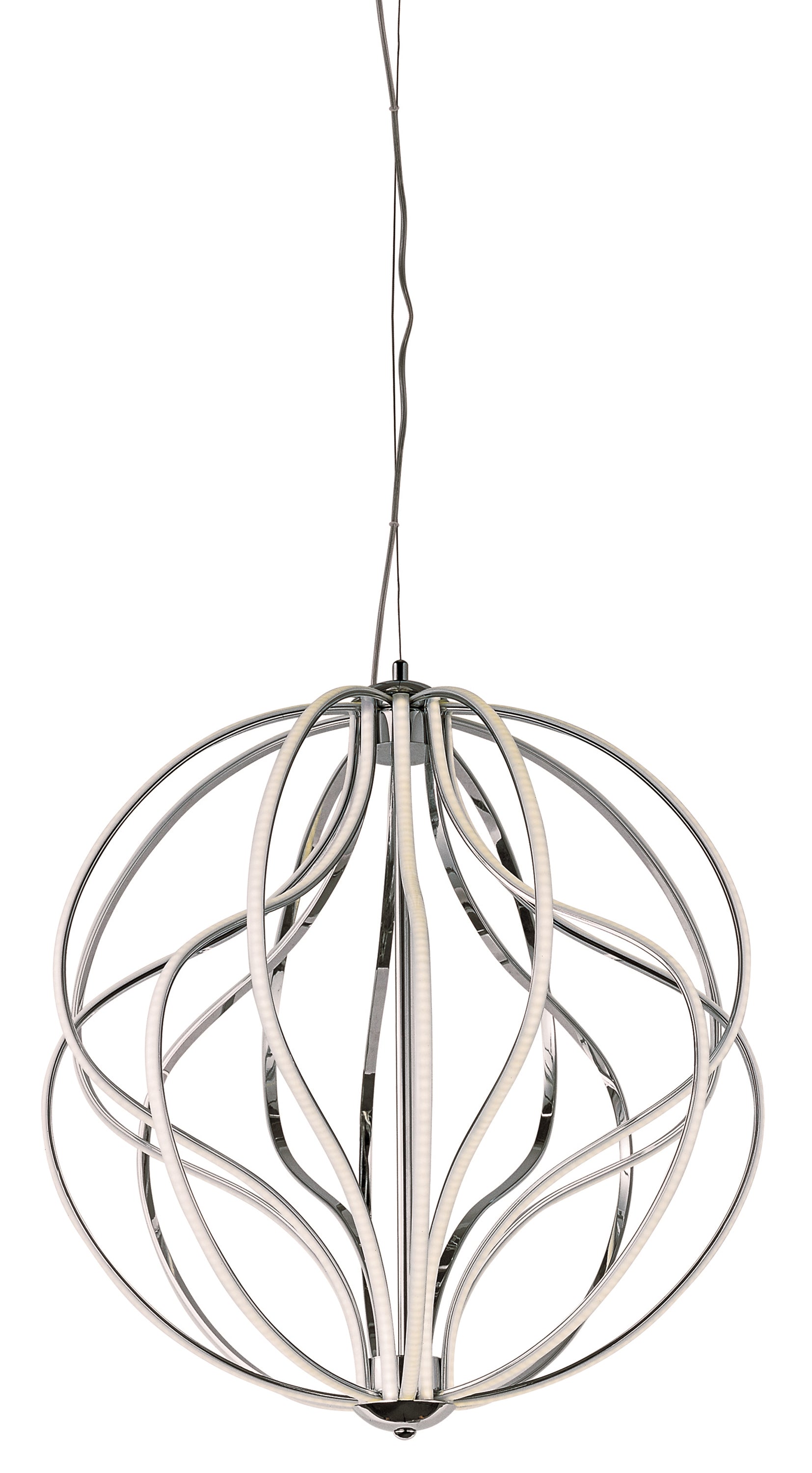 AURA Suspension Chrome DEL INTÉGRÉ - E21176-PC | MAXIM/ET2