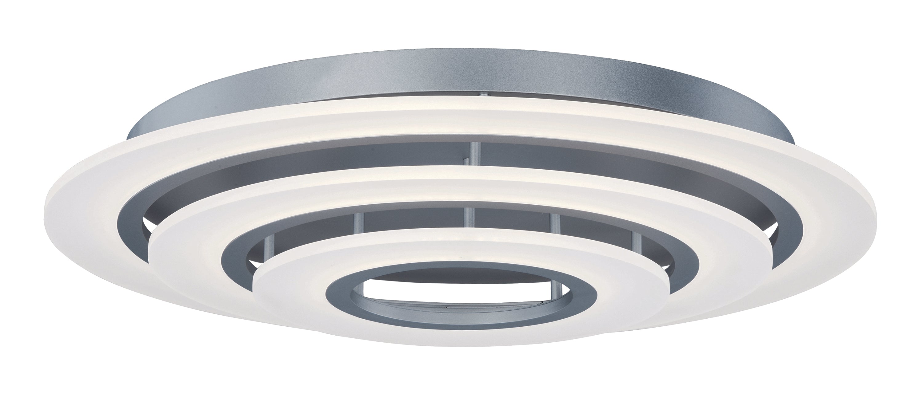 SATURN II LED Flush mount Silver INTEGRATED LED - E22667-11MS | MAXIM/ET2