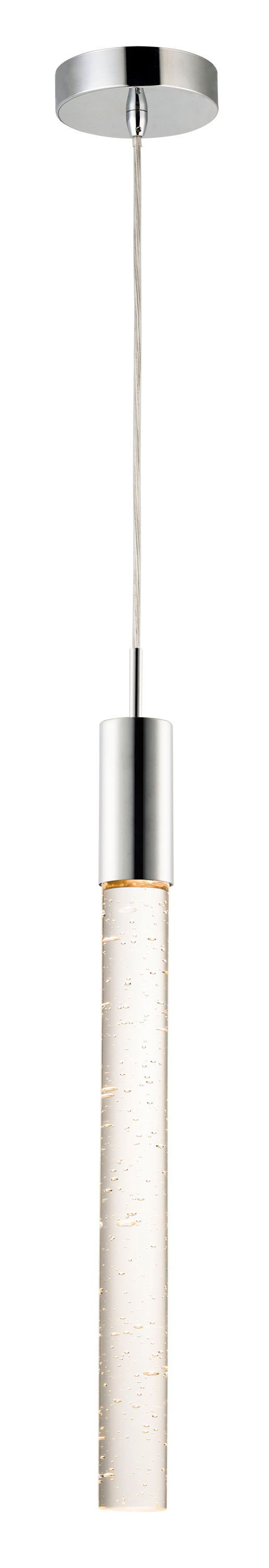 BIG FIZZ Pendant Chrome INTEGRATED LED - E22871-91PC | MAXIM/ET2