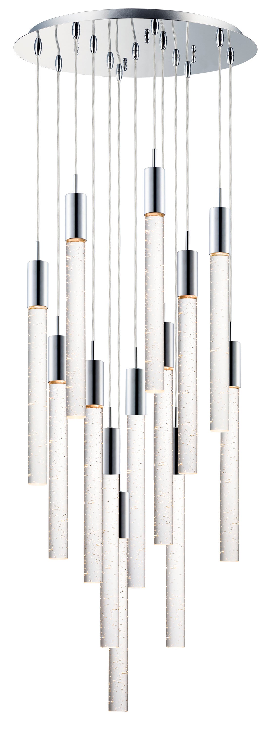 BIG FIZZ Pendant Chrome INTEGRATED LED - E22878-91PC | MAXIM/ET2