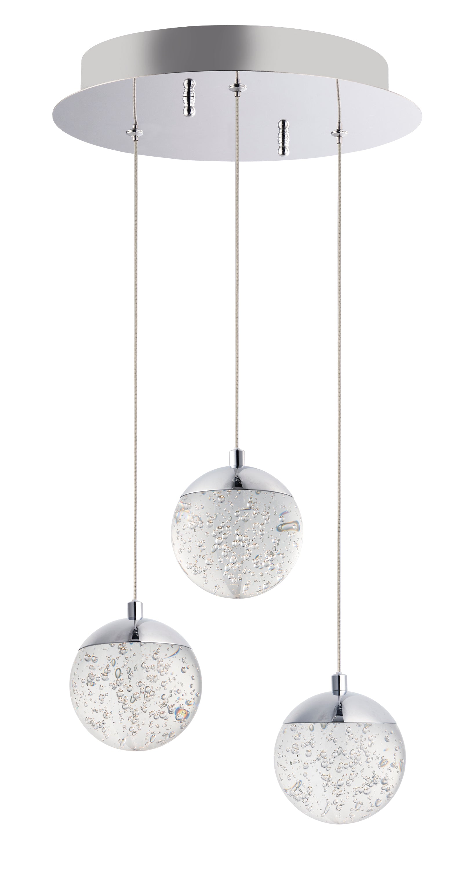 ORB II Pendant Chrome INTEGRATED LED - E24263-91PC | MAXIM/ET2