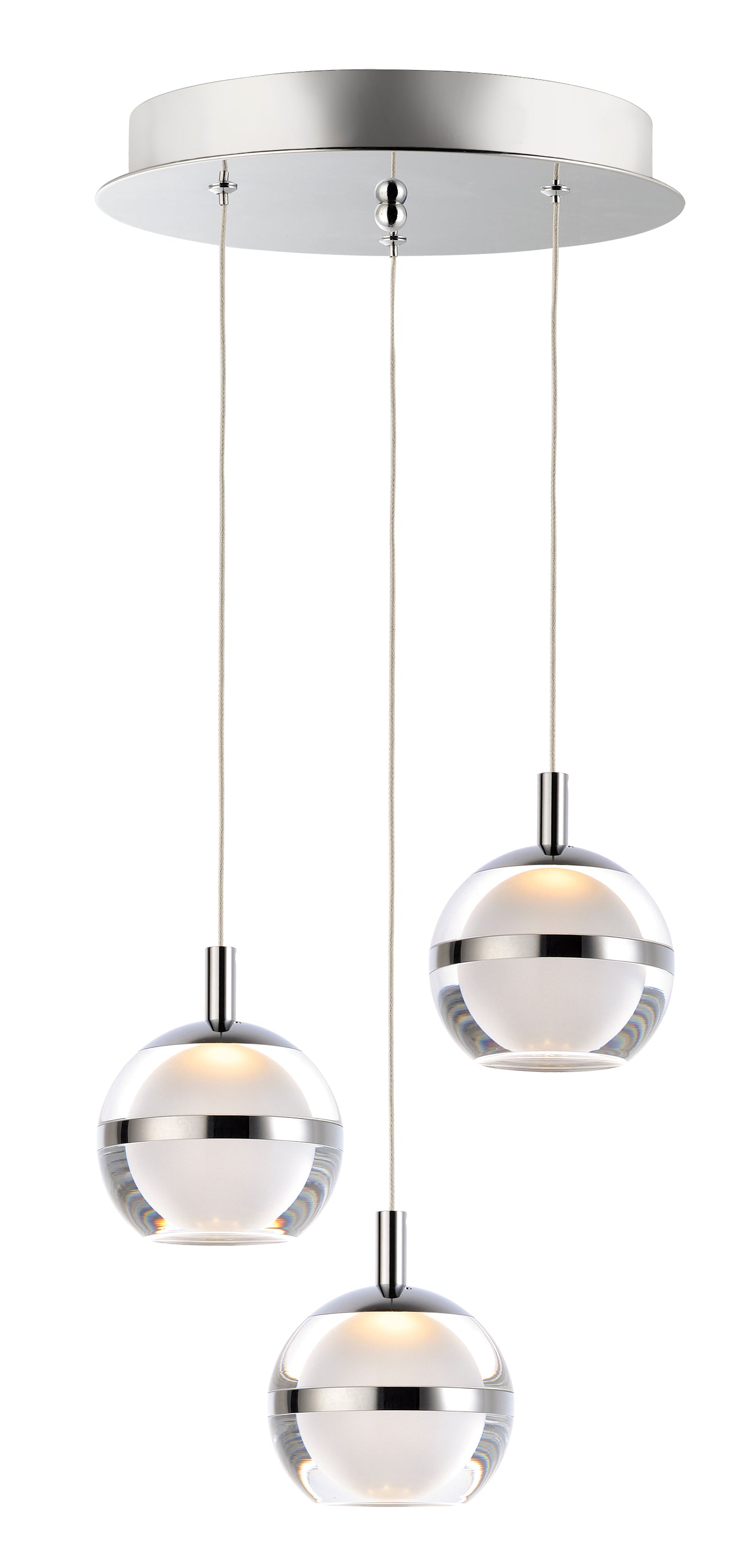 SWANK Pendant Chrome INTEGRATED LED - E24593-93PC | MAXIM/ET2