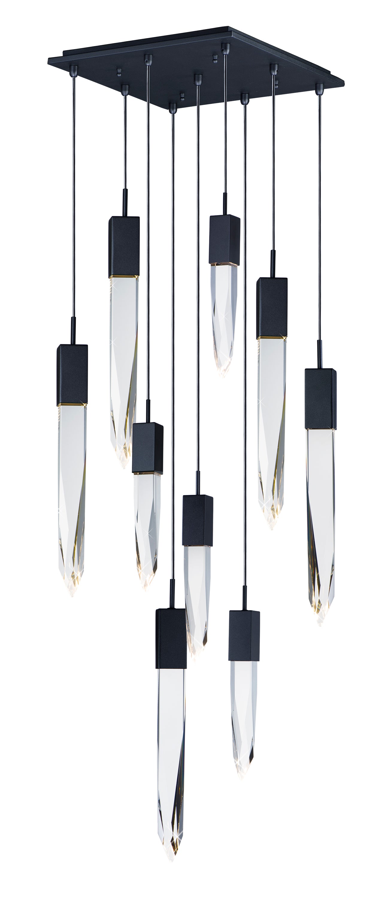 QUARTZ Suspension Noir DEL INTÉGRÉ - E31246-20BK | MAXIM/ET2
