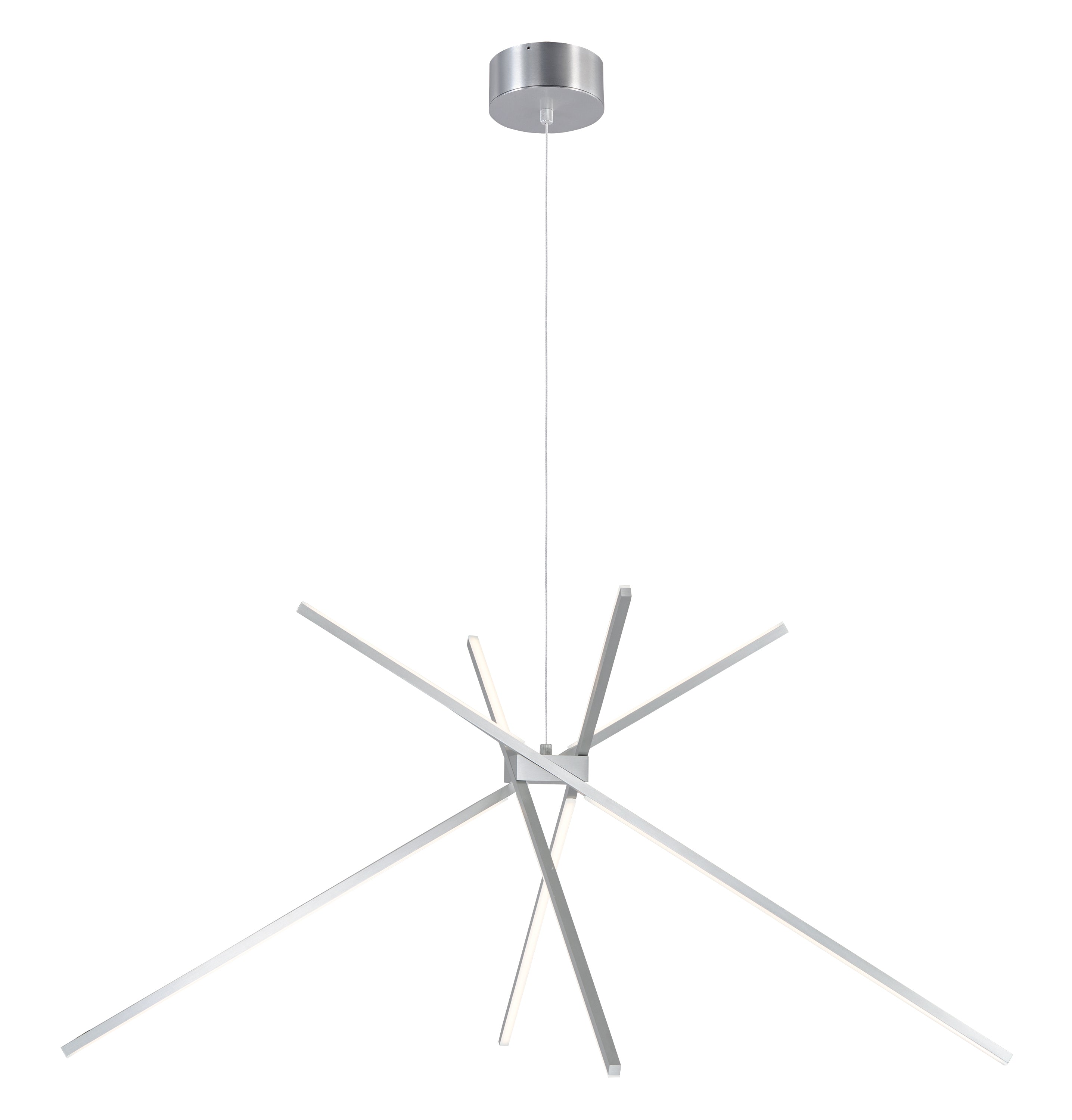 ALUMI-LUX-ASTER Suspension Nickel DEL INTÉGRÉ - E41443-SA | MAXIM/ET2