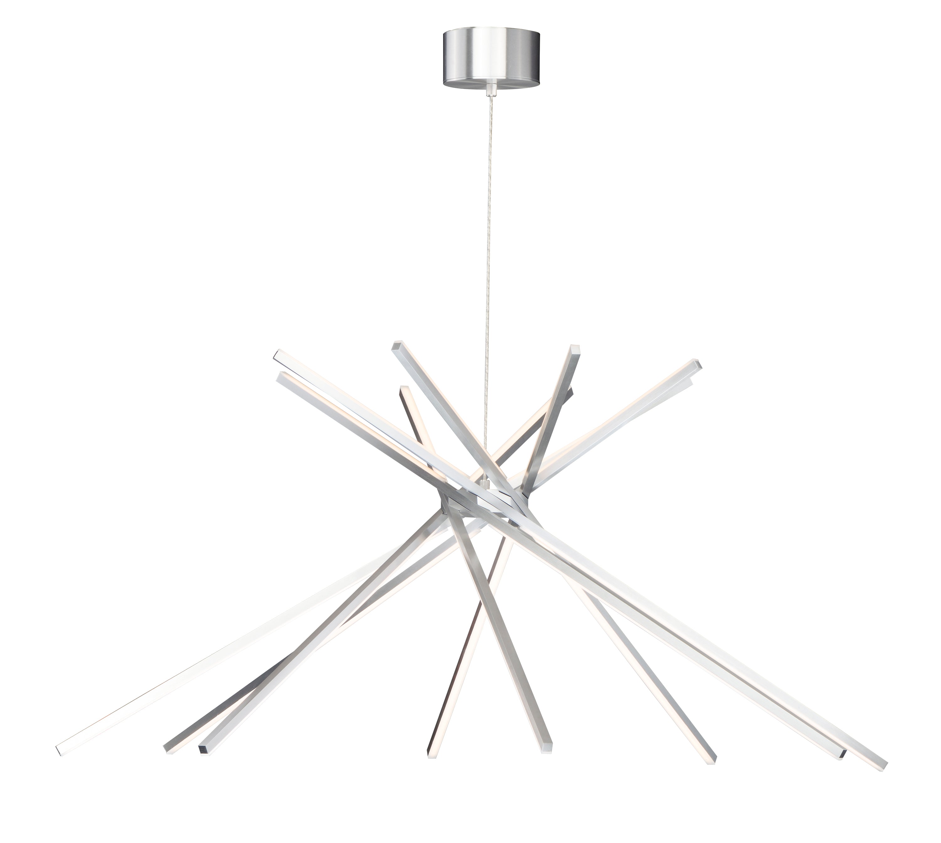 ALUMI-LUX-ASTER Suspension Nickel DEL INTÉGRÉ - E41446-SA | MAXIM / ET2