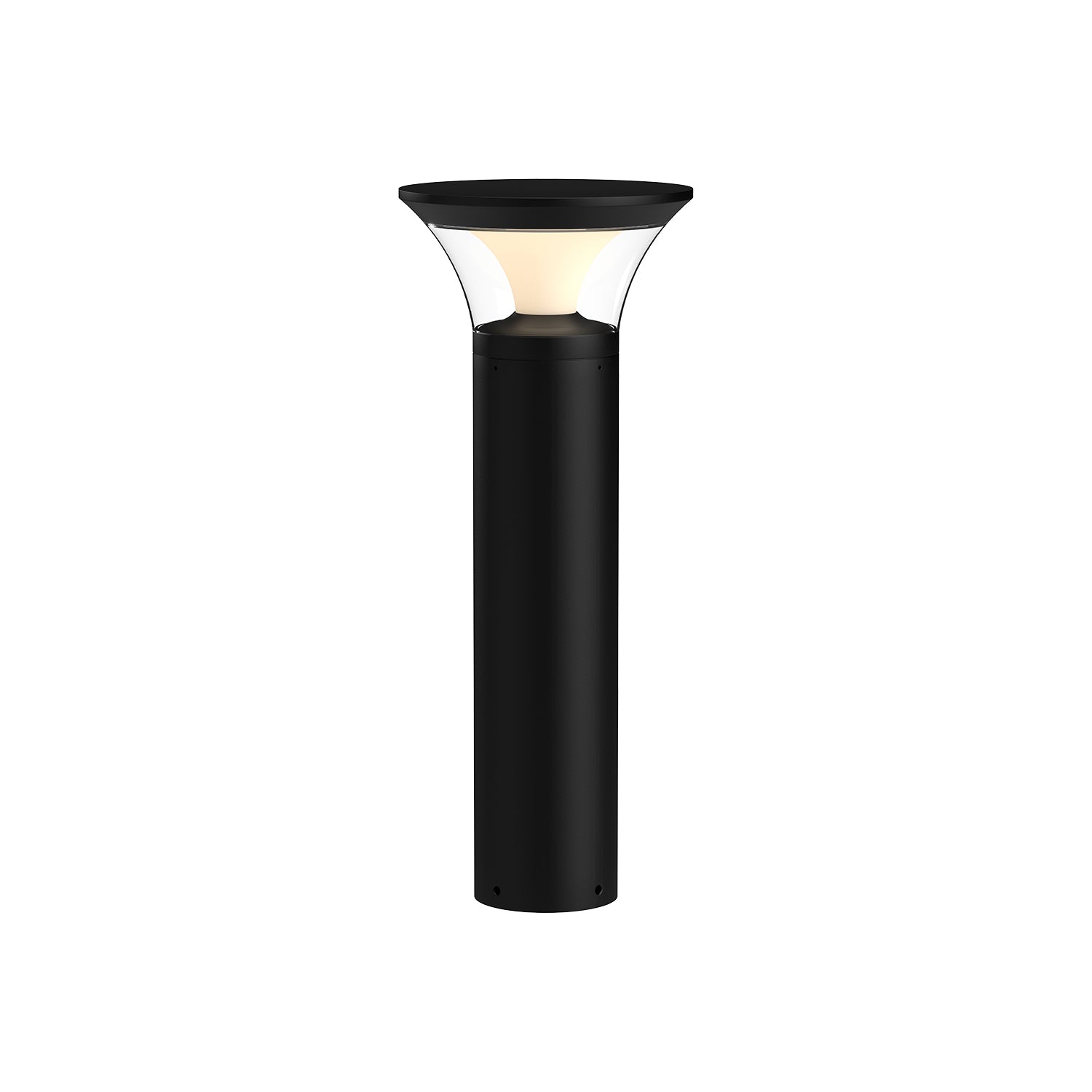 KINGSBURY Luminaire sur poteau Noir DEL INTÉGRÉ - EB48931-BK | KUZCO