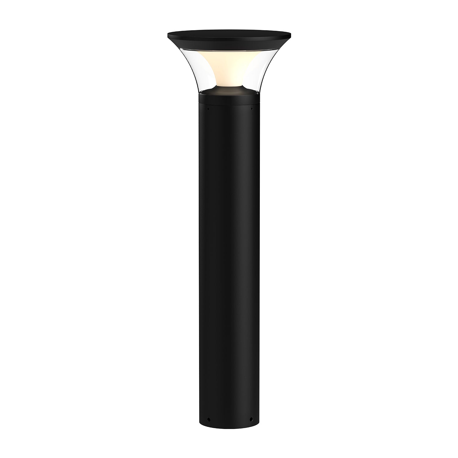 KINGSBURY Luminaire sur poteau Noir DEL INTÉGRÉ - EB48941-BK | KUZCO