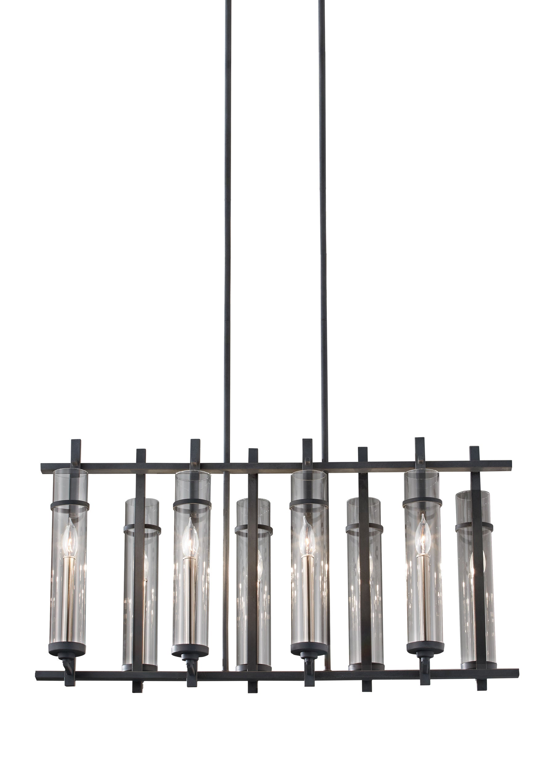 Ethan Chandelier Black - F2630/8AF/BS | FEISS