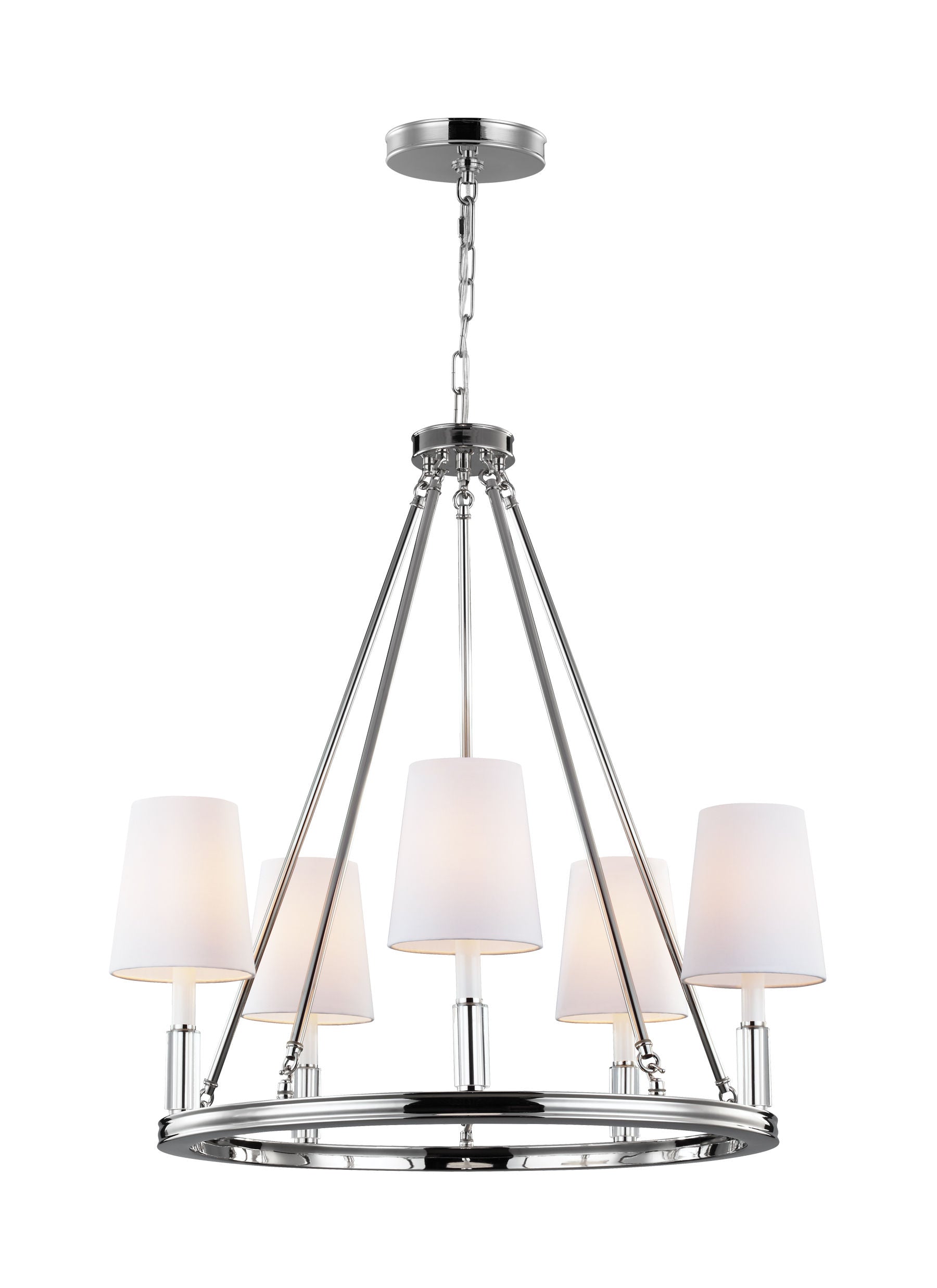 Lismore Chandelier Stainless steel - F2922/5PN | FEISS