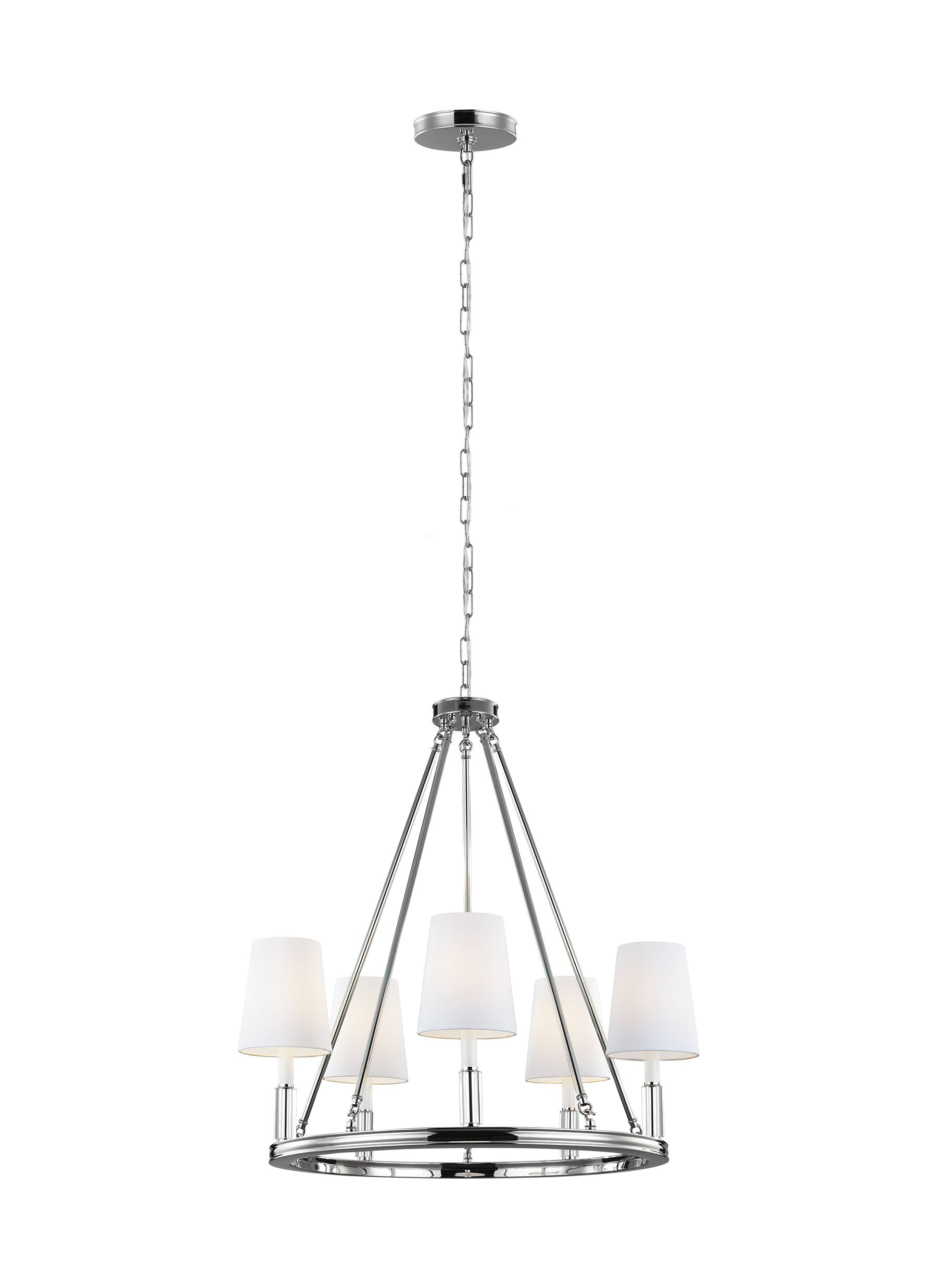 Lismore Chandelier Stainless steel - F2922/5PN | FEISS