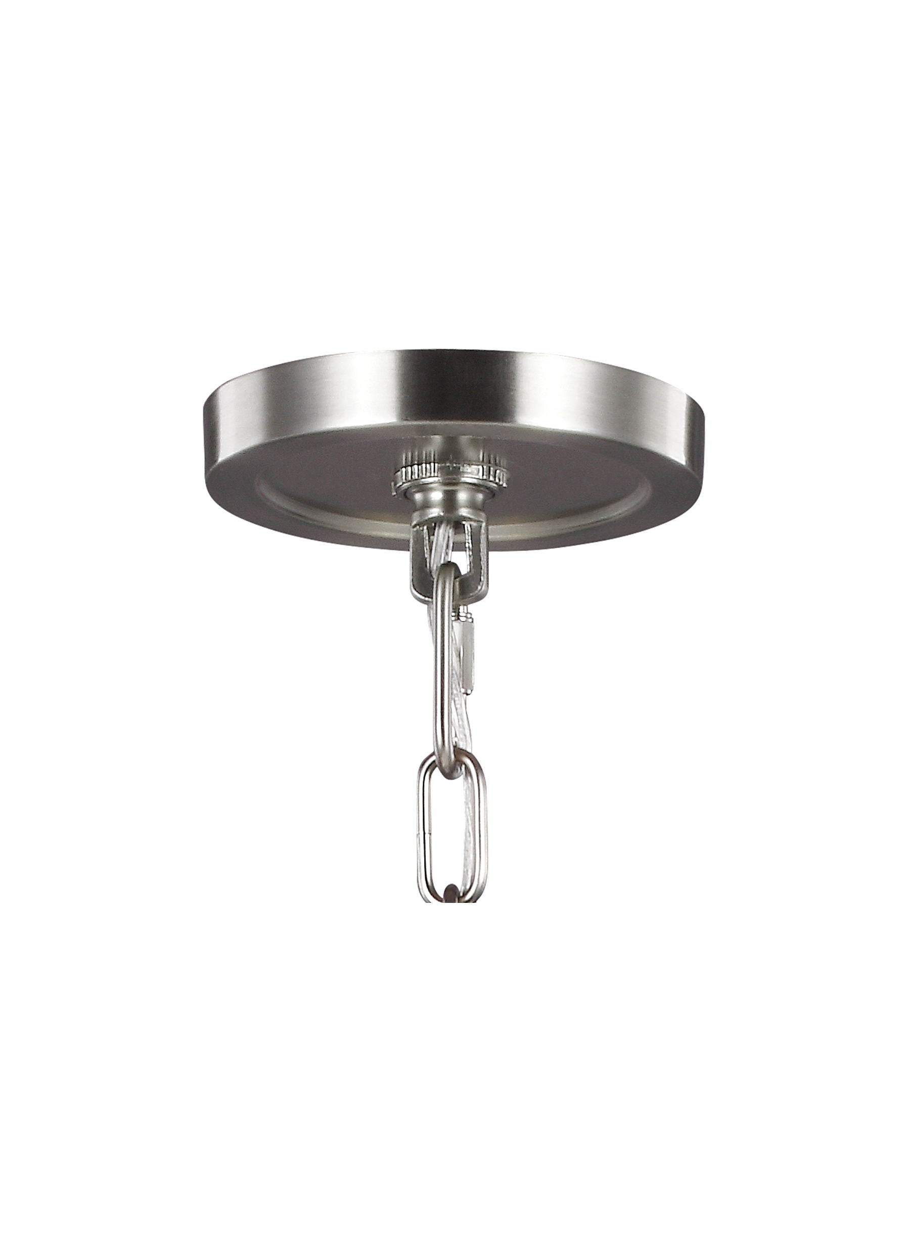 Prospect Park Chandelier Nickel, Chrome - F3084/5SN/CH | GENERATION LIGHTING