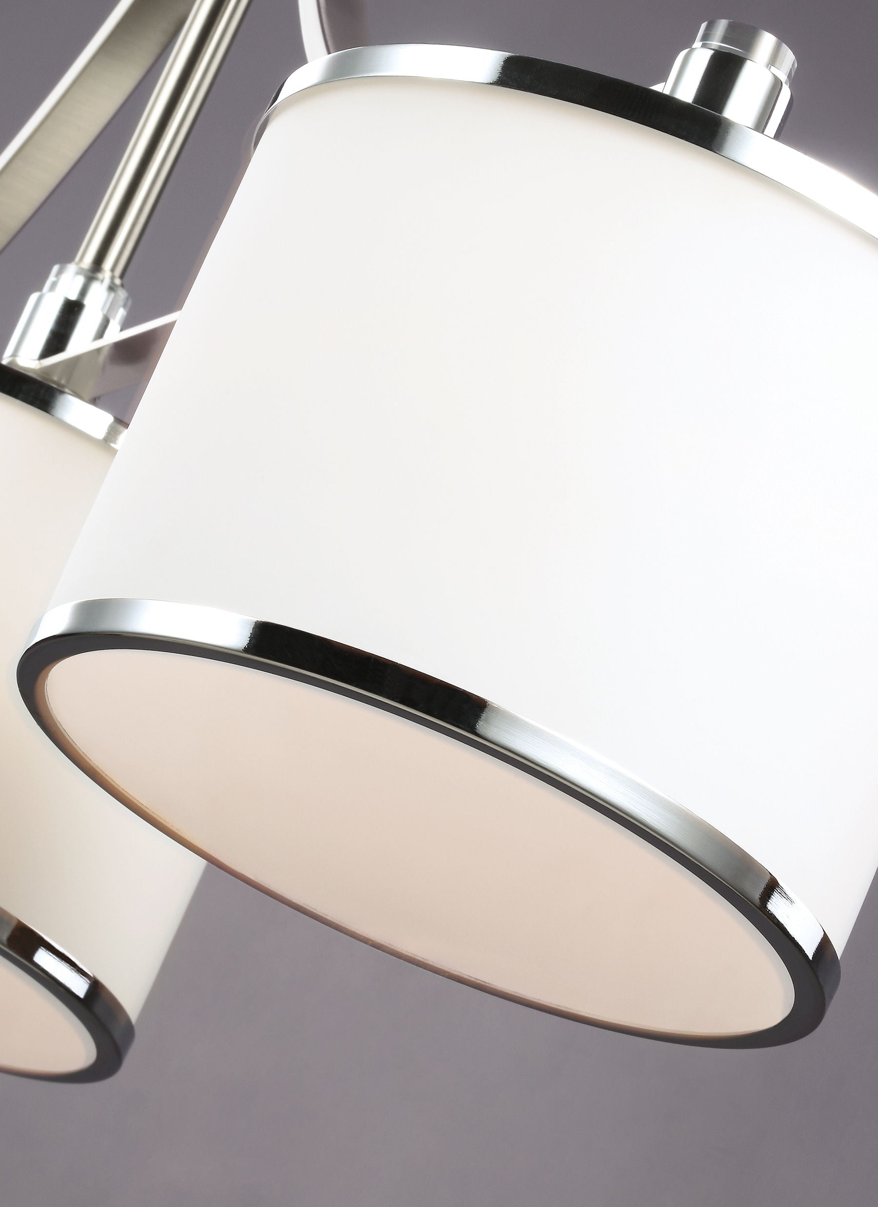 Prospect Park Chandelier Nickel, Chrome - F3086/3SN/CH | GENERATION LIGHTING