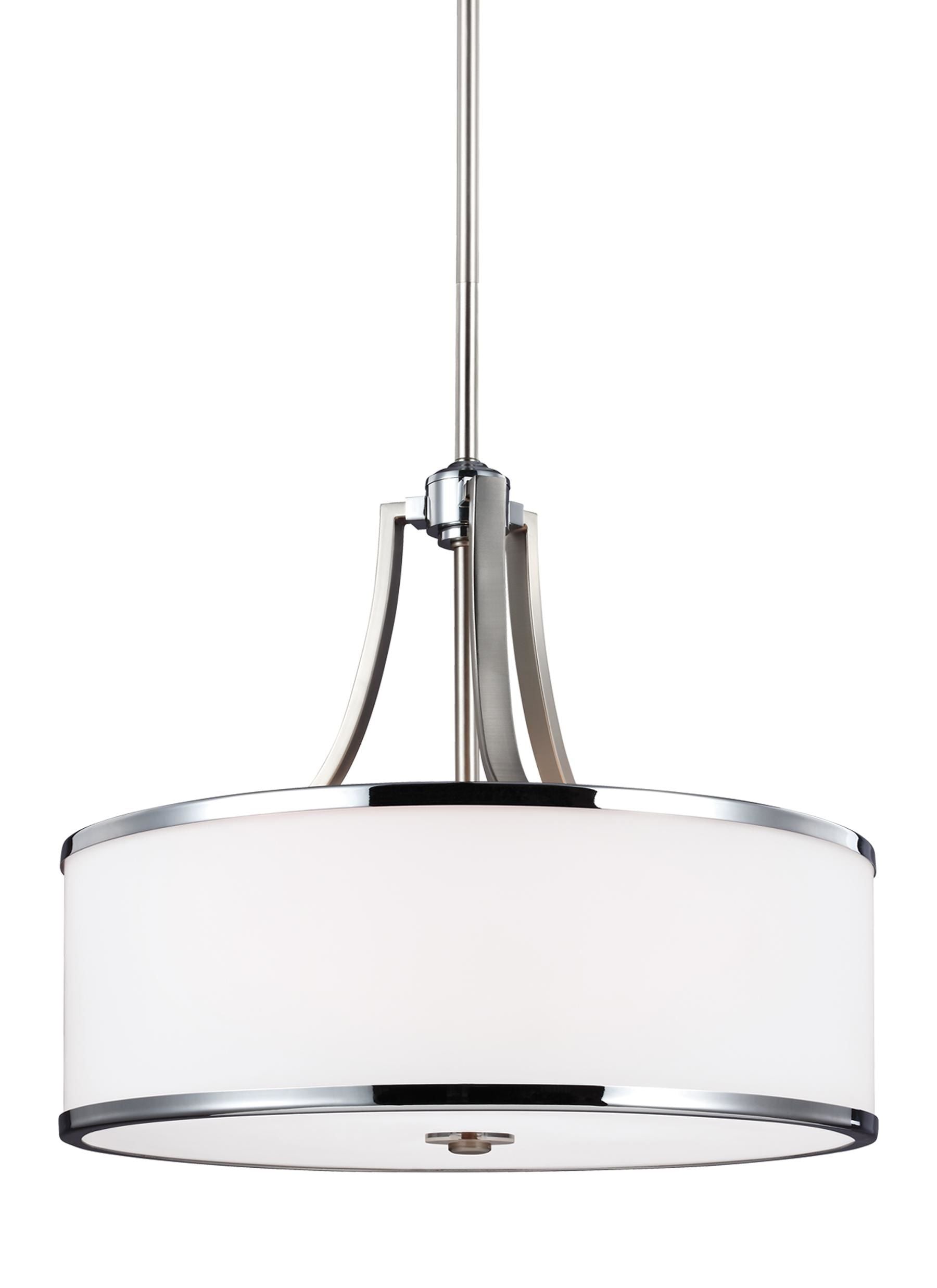 Prospect Park Suspension Nickel, Chrome - F3087/4SN/CH | GENERATION LIGHTING