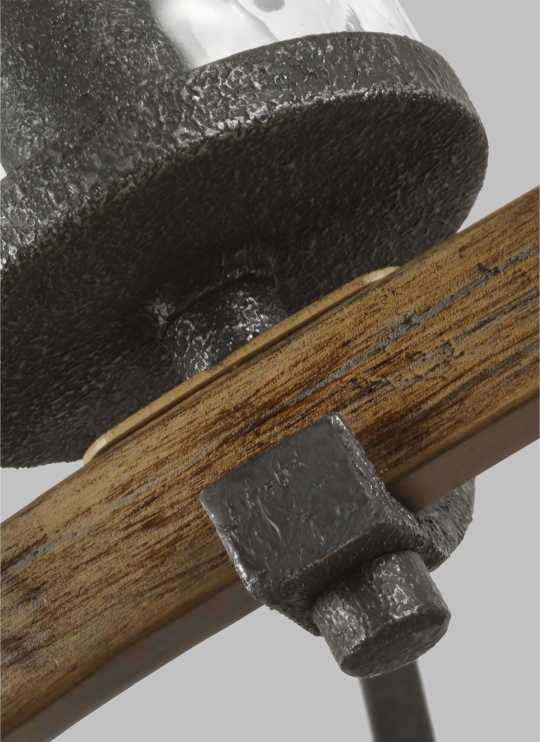 Angelo Chandelier Wood, Black - F3137/10DWK/SGM | FEISS