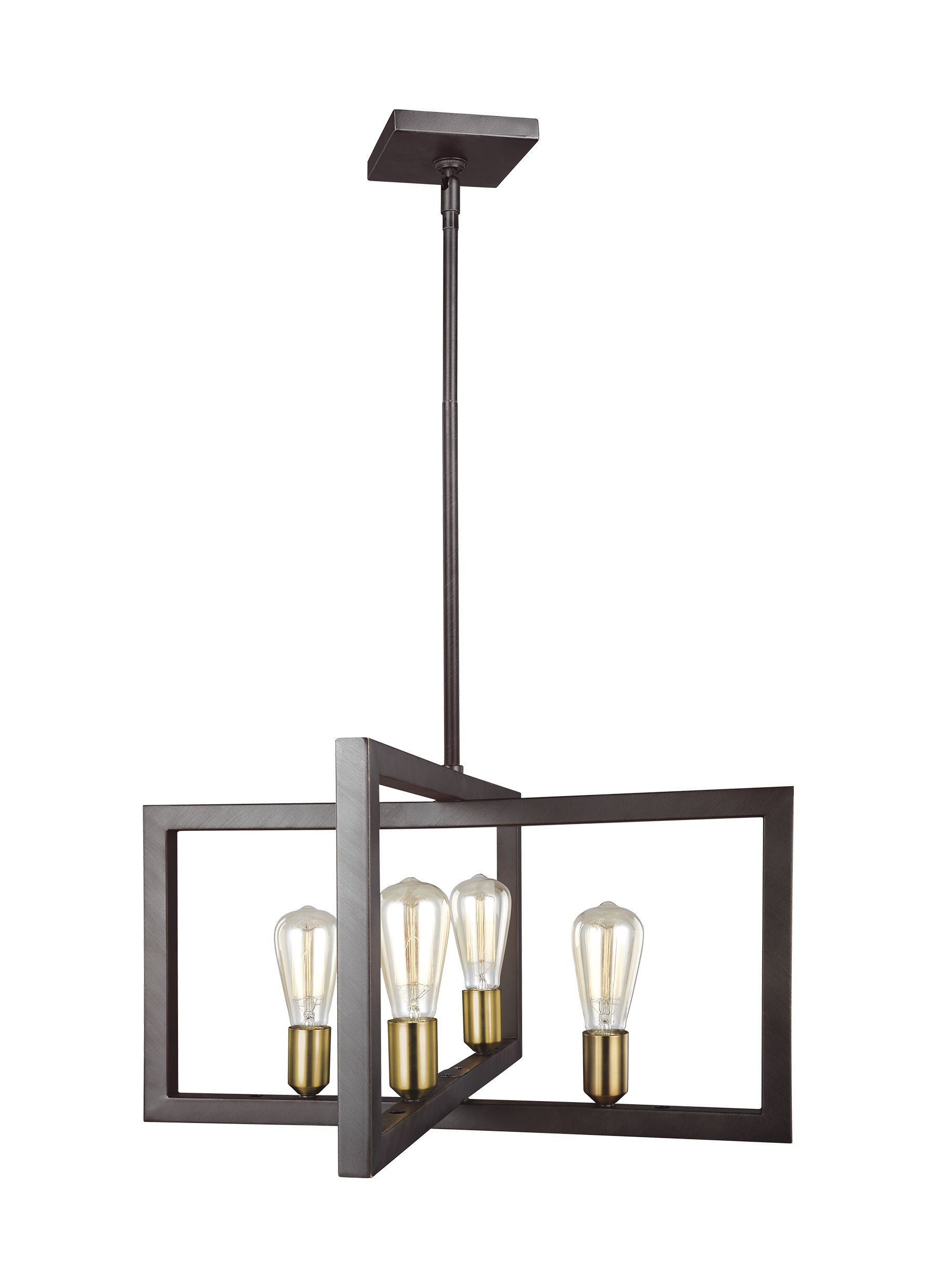 Finnegan Chandelier Bronze - F3145/4NWB | FEISS