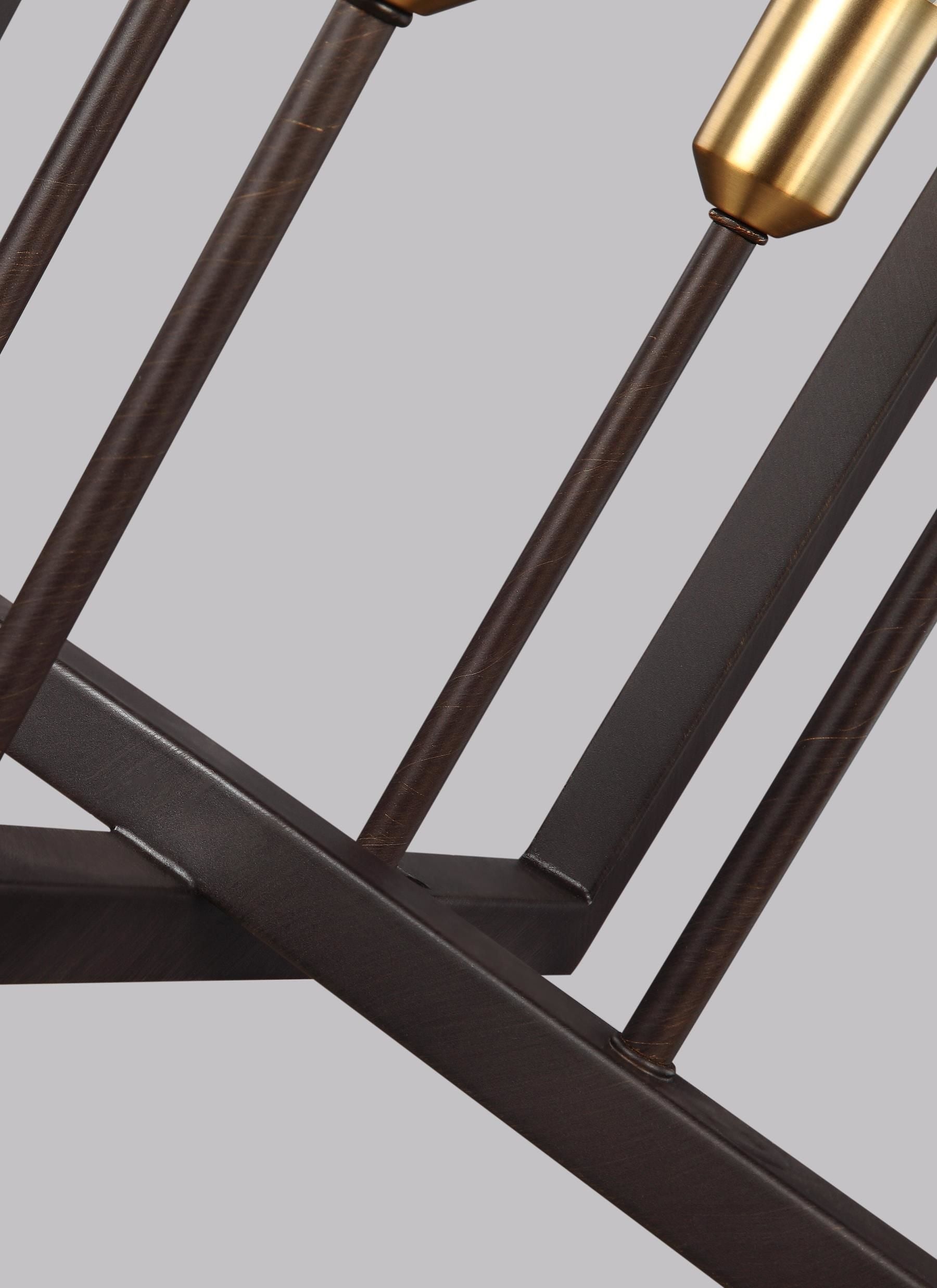 Finnegan Chandelier Bronze - F3146/4NWB | FEISS