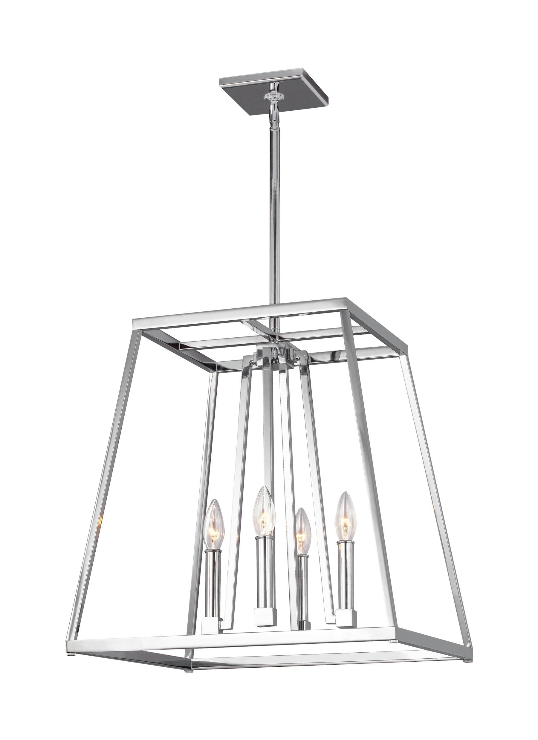 Conant Chandelier Chrome - F3150/4CH | GENERATION LIGHTING
