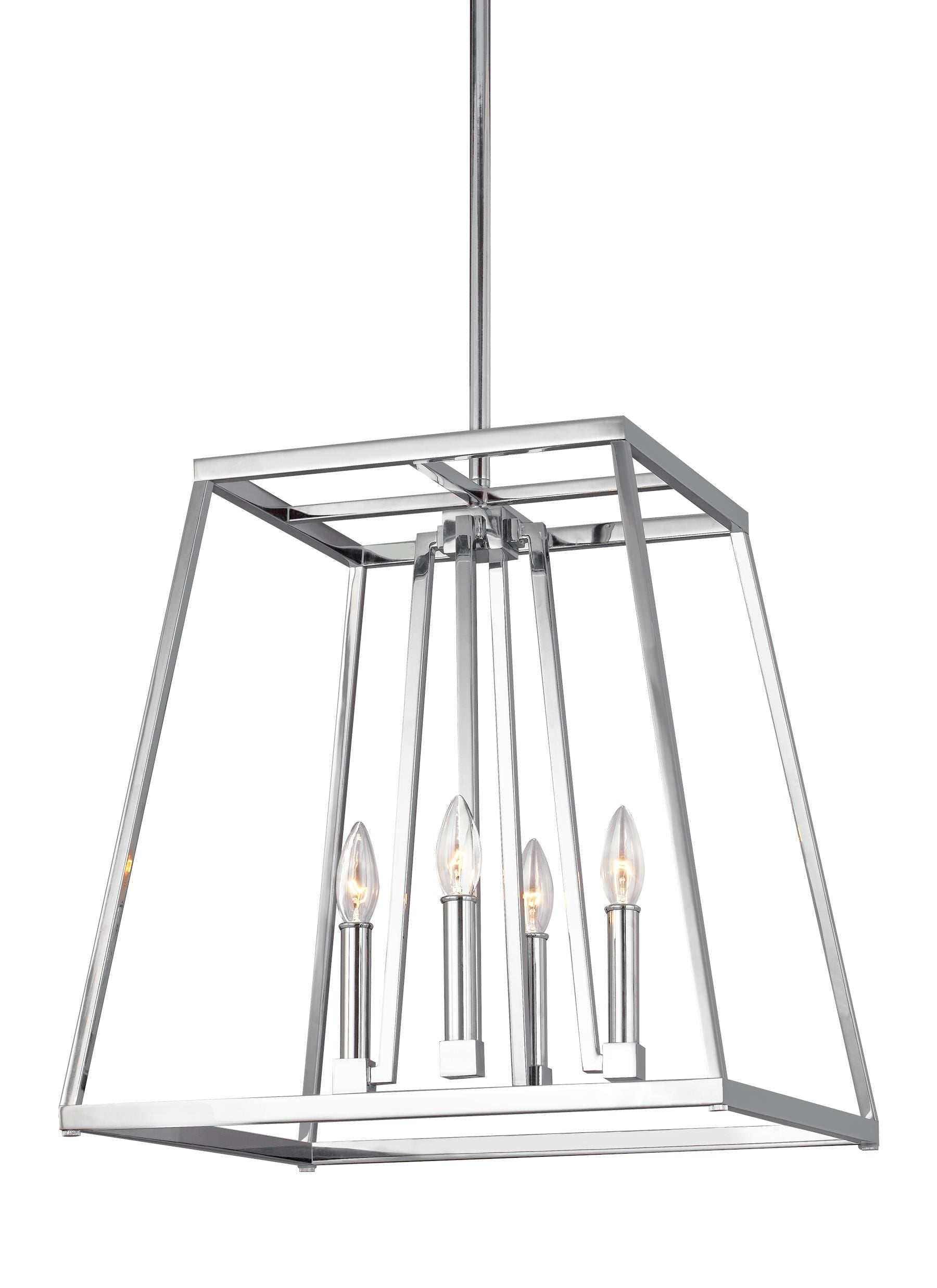 Conant Chandelier Chrome - F3150/4CH | GENERATION LIGHTING
