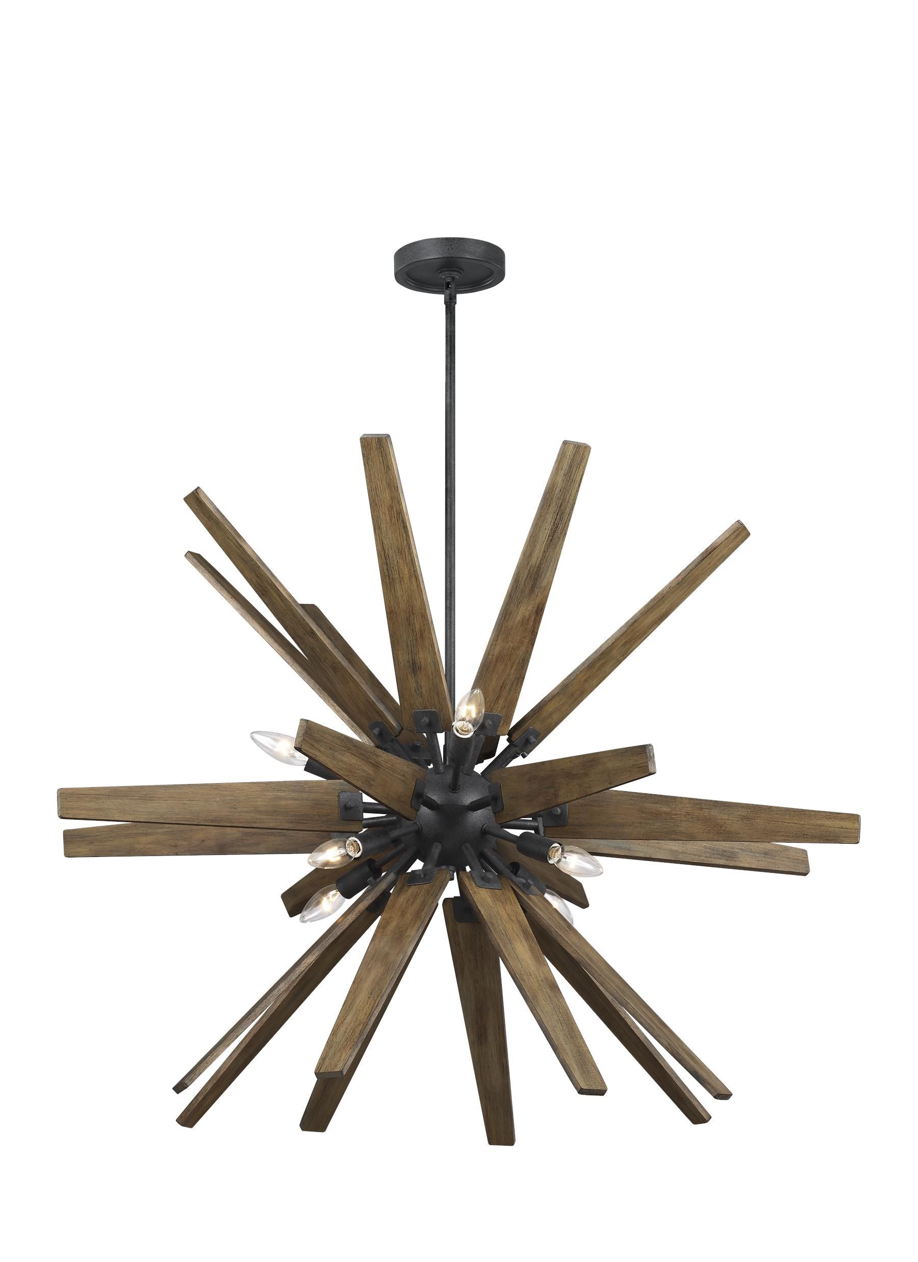Thorne Suspension Noir, Bois - F3258/8DWZ/WOW | GENERATION-LIGHTING