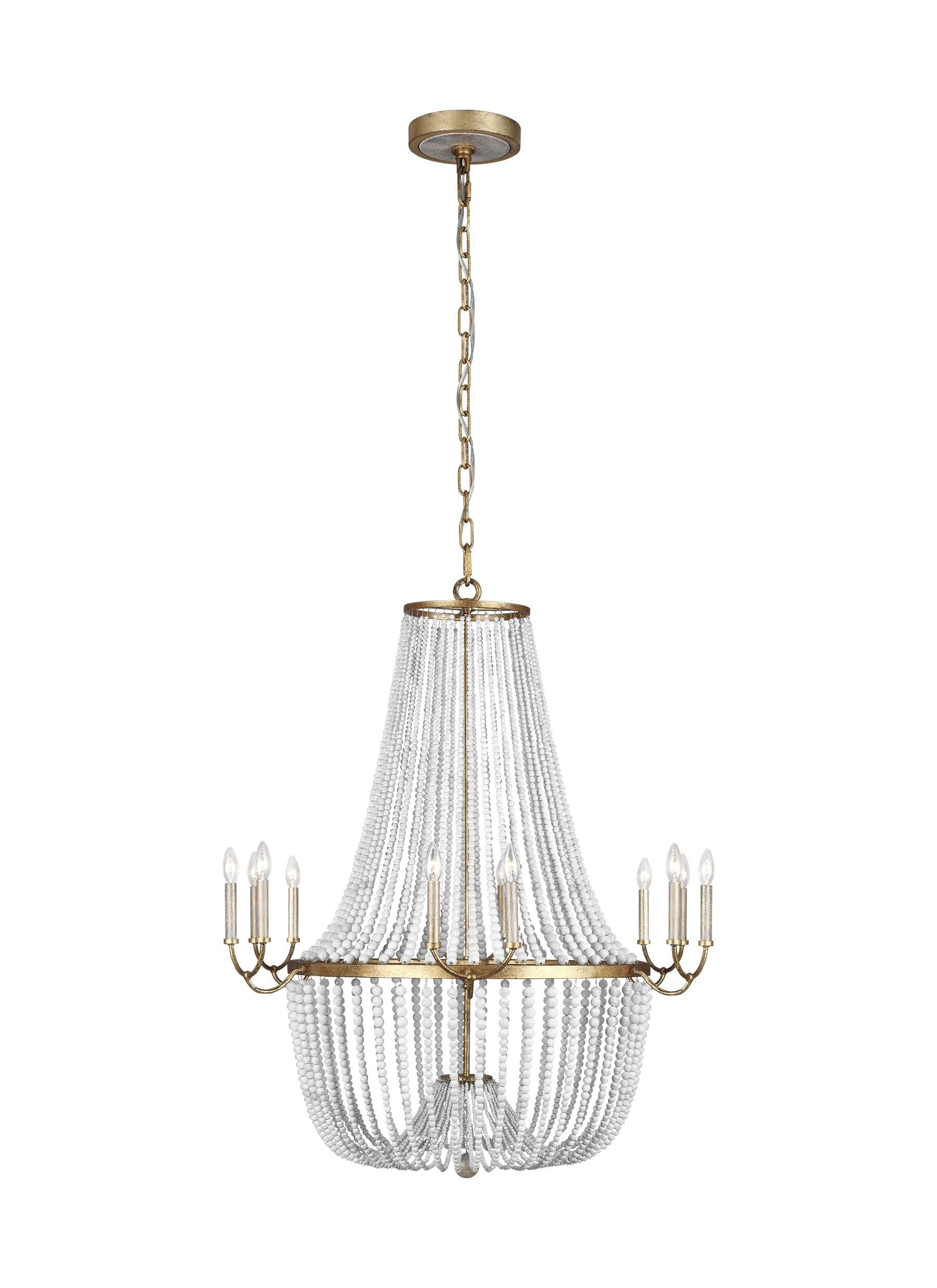 Marielle Suspension Or, Cristal - F3281/12ADB | GENERATION-LIGHTING