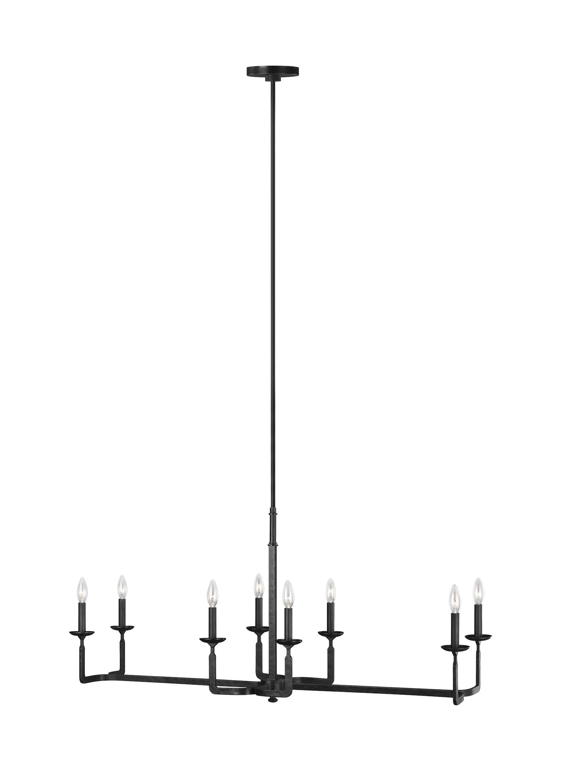 Ansley Chandelier Black - F3292/8AI | FEISS