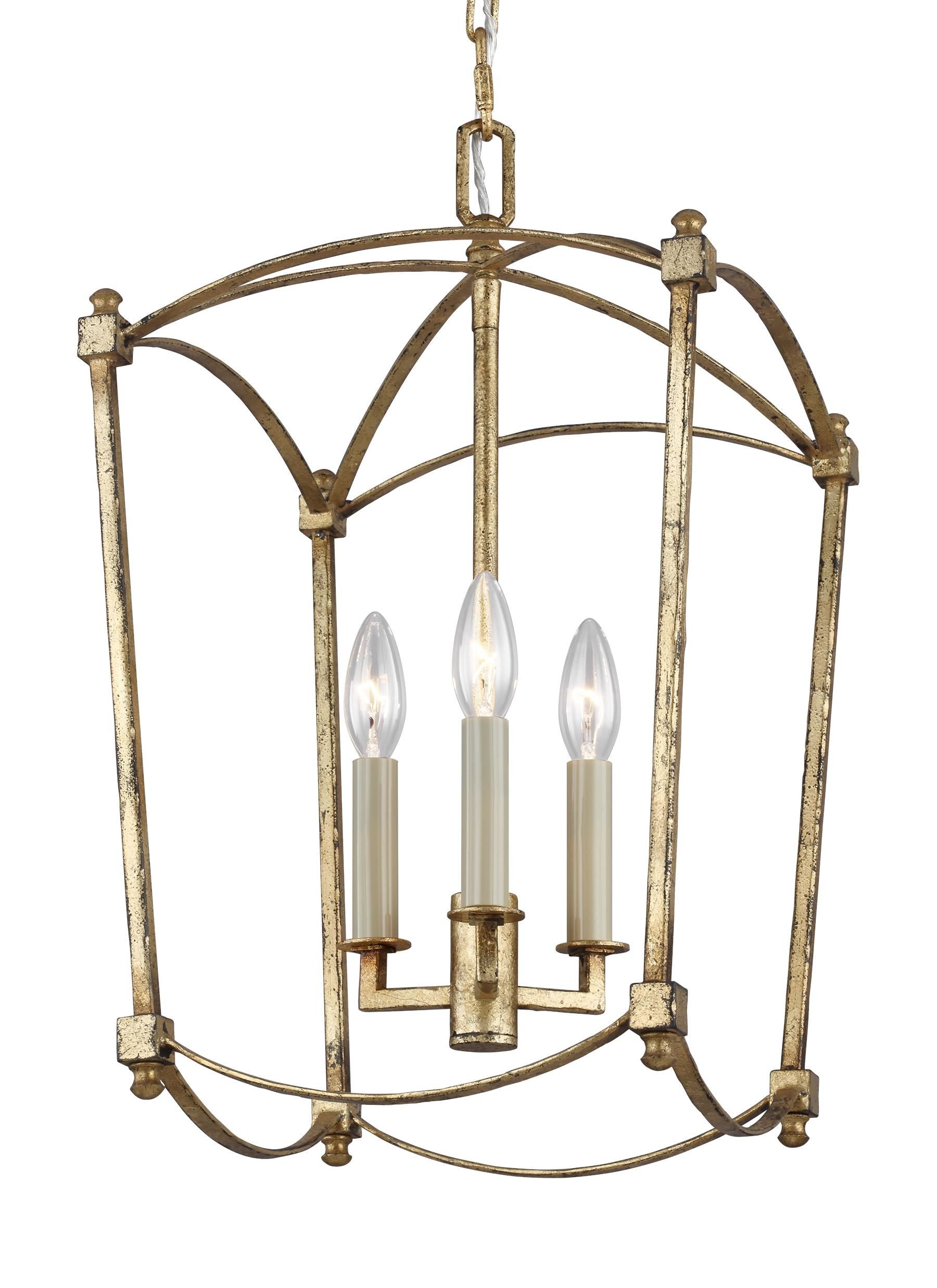 Thayer Chandelier Gold - F3321/3ADB | SEAN LAVIN