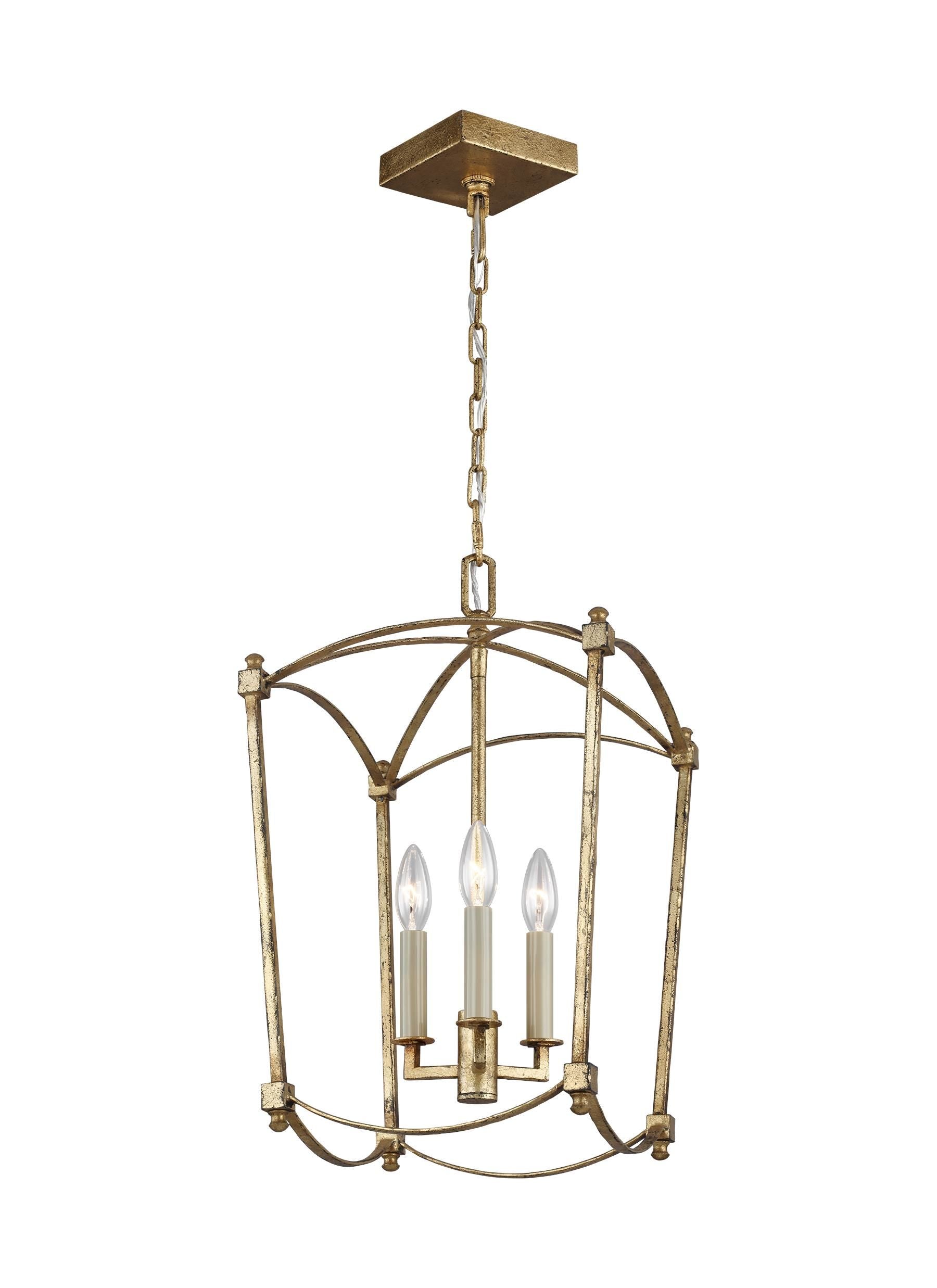 Thayer Chandelier Gold - F3321/3ADB | SEAN LAVIN