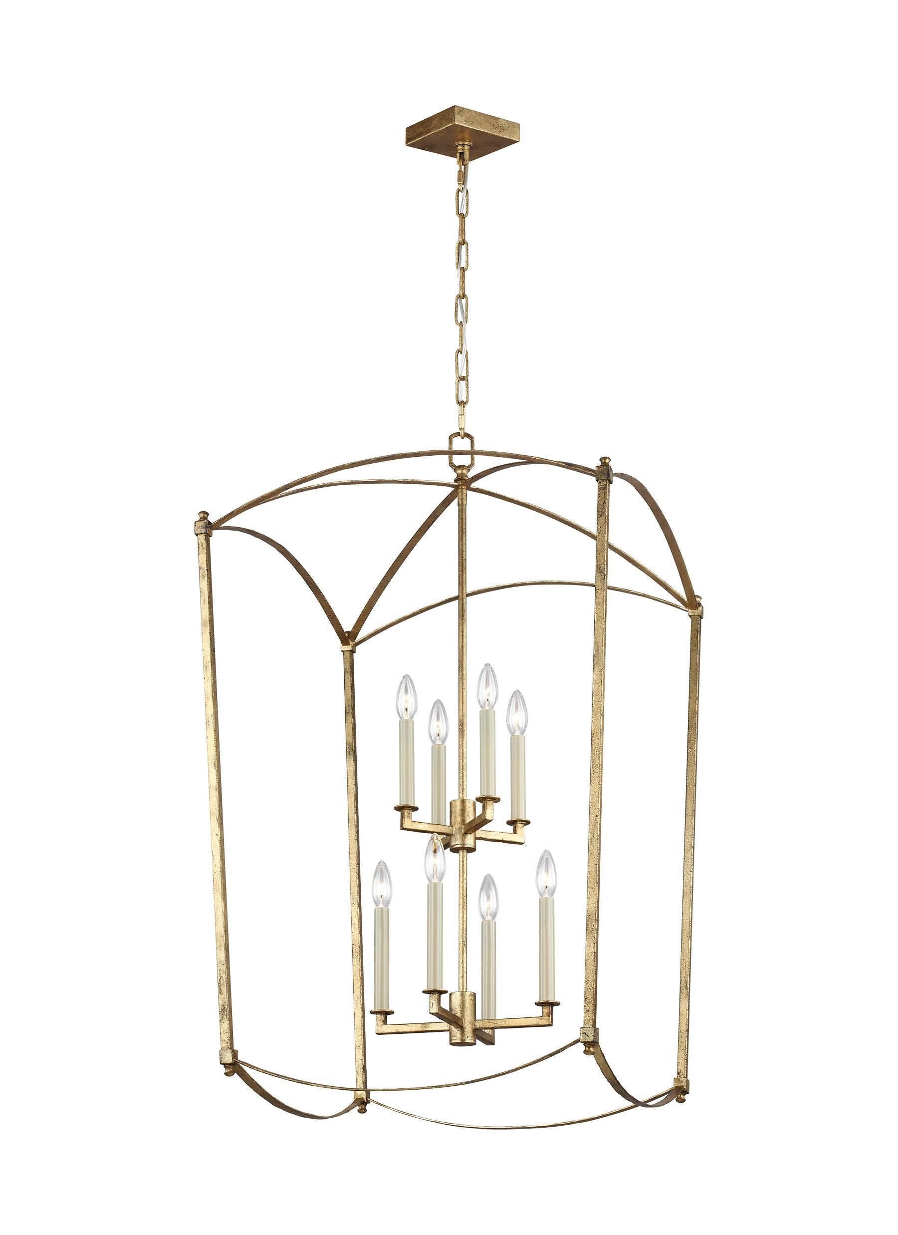 Thayer Chandelier Gold - F3324/8ADB | FEISS