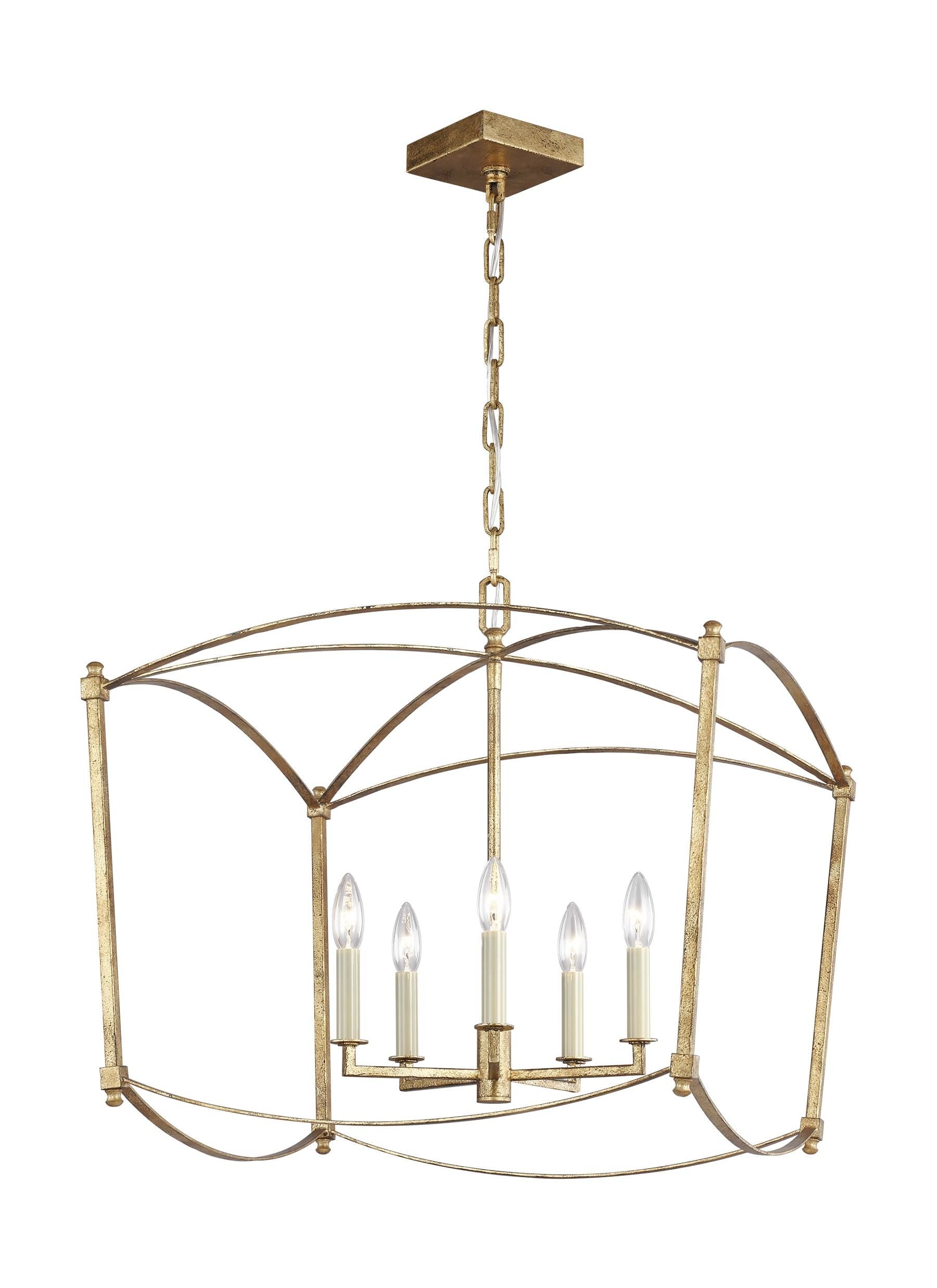 Thayer Chandelier Or - F3325/5ADB | GENERATION-LIGHTING